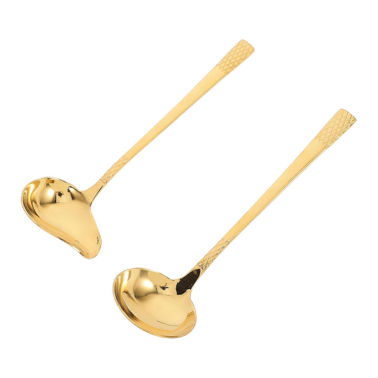 Golden Stainless Steel Sauce Server for Serving 8Pcs Kitchen Use