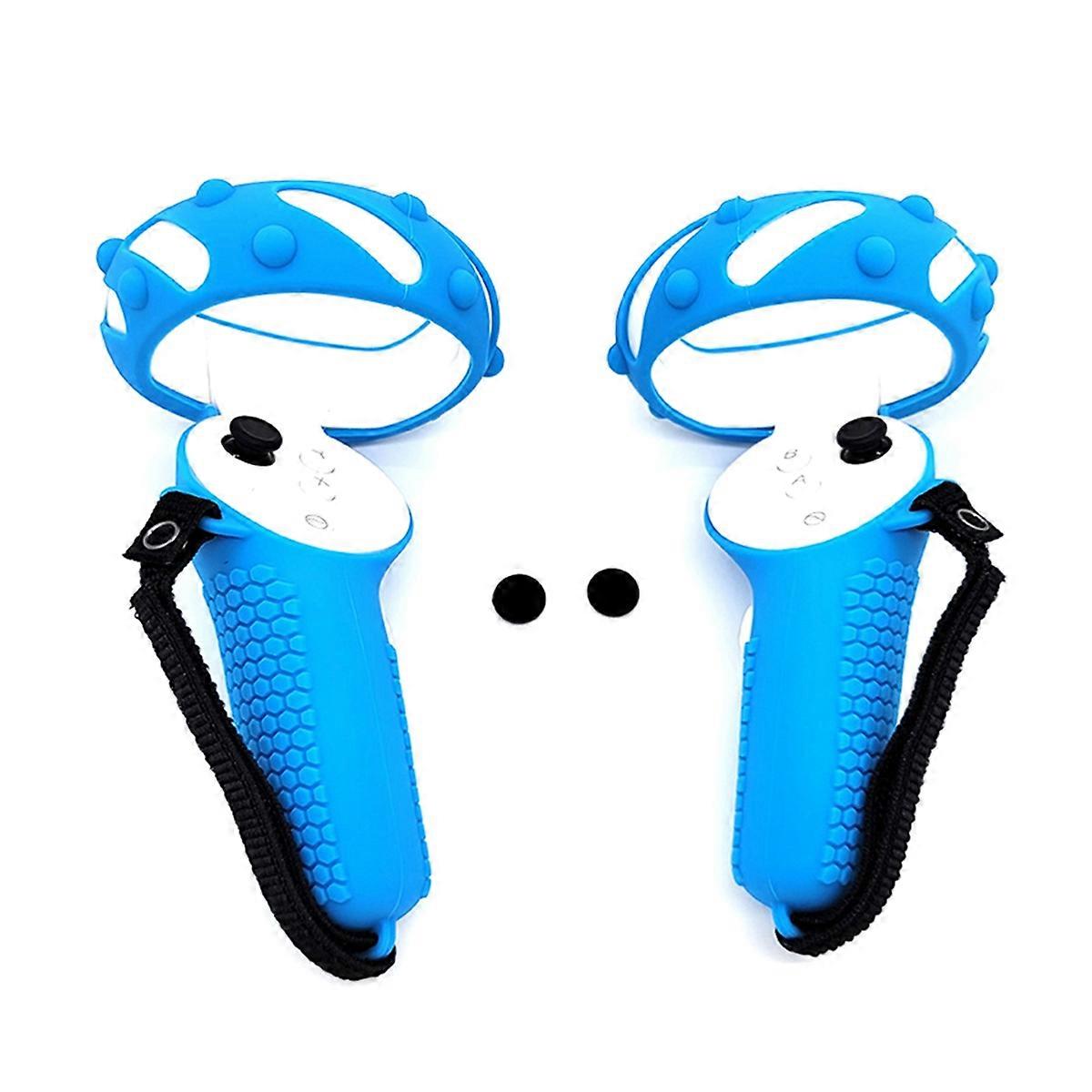 Silicone Protective Cover for Neo 3 VR Controller Anti-Slip Blue