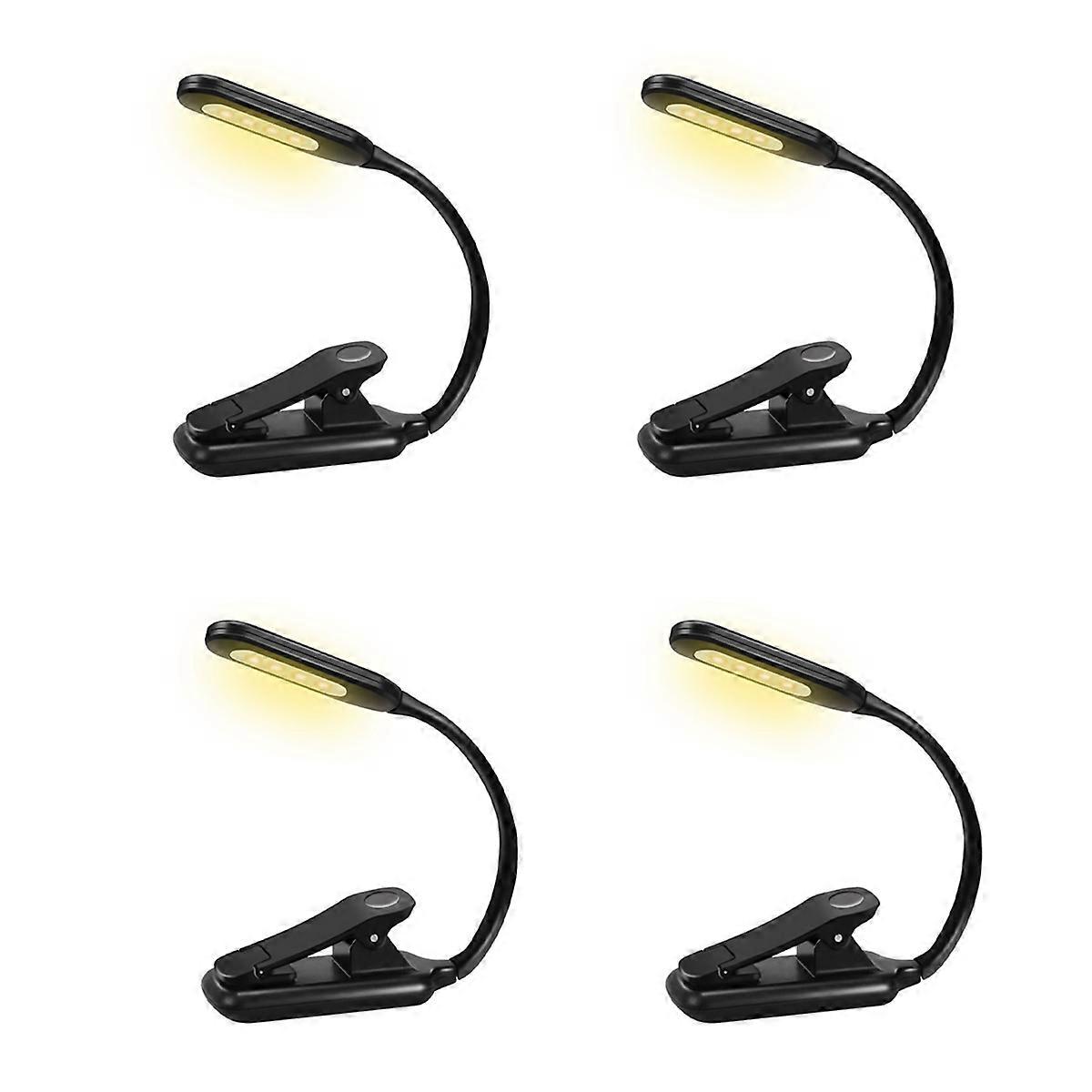 Book Light, Rechargeable Reading Light, 9 LED Light with 3 Brightness