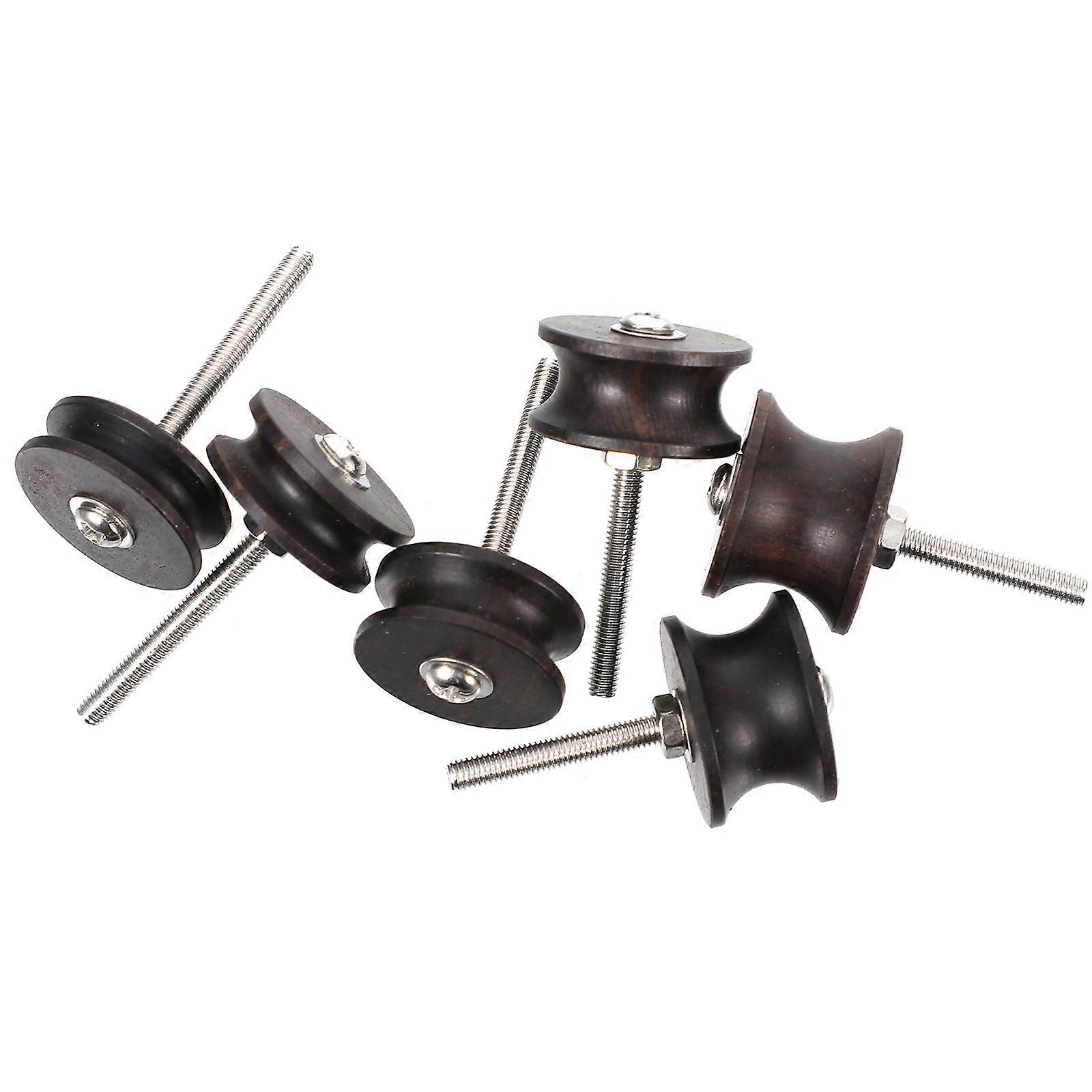 Electric Burnisher Tool for Sharpening Use 6Pcs Ebony Polished Slicker Tools