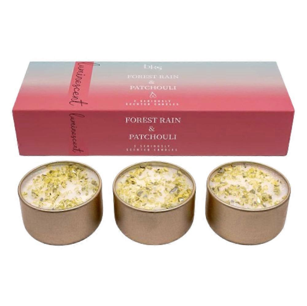 Luminescent Three Lites - Forest Rain & Patchouli by Best Kept Secrets