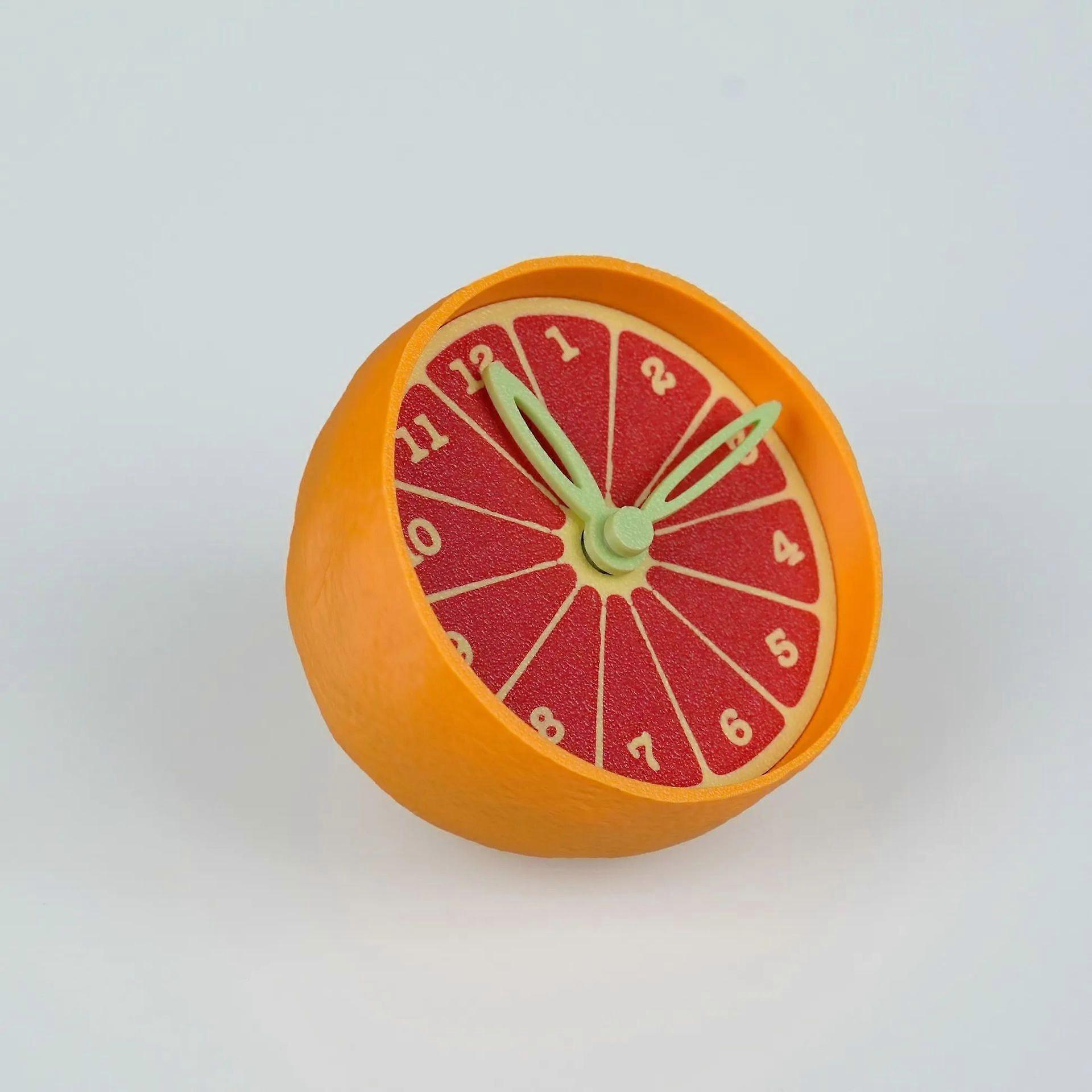 3D Printed Citrus Clock is a fruit clock suitable for kitchen, restaurant and home use.
