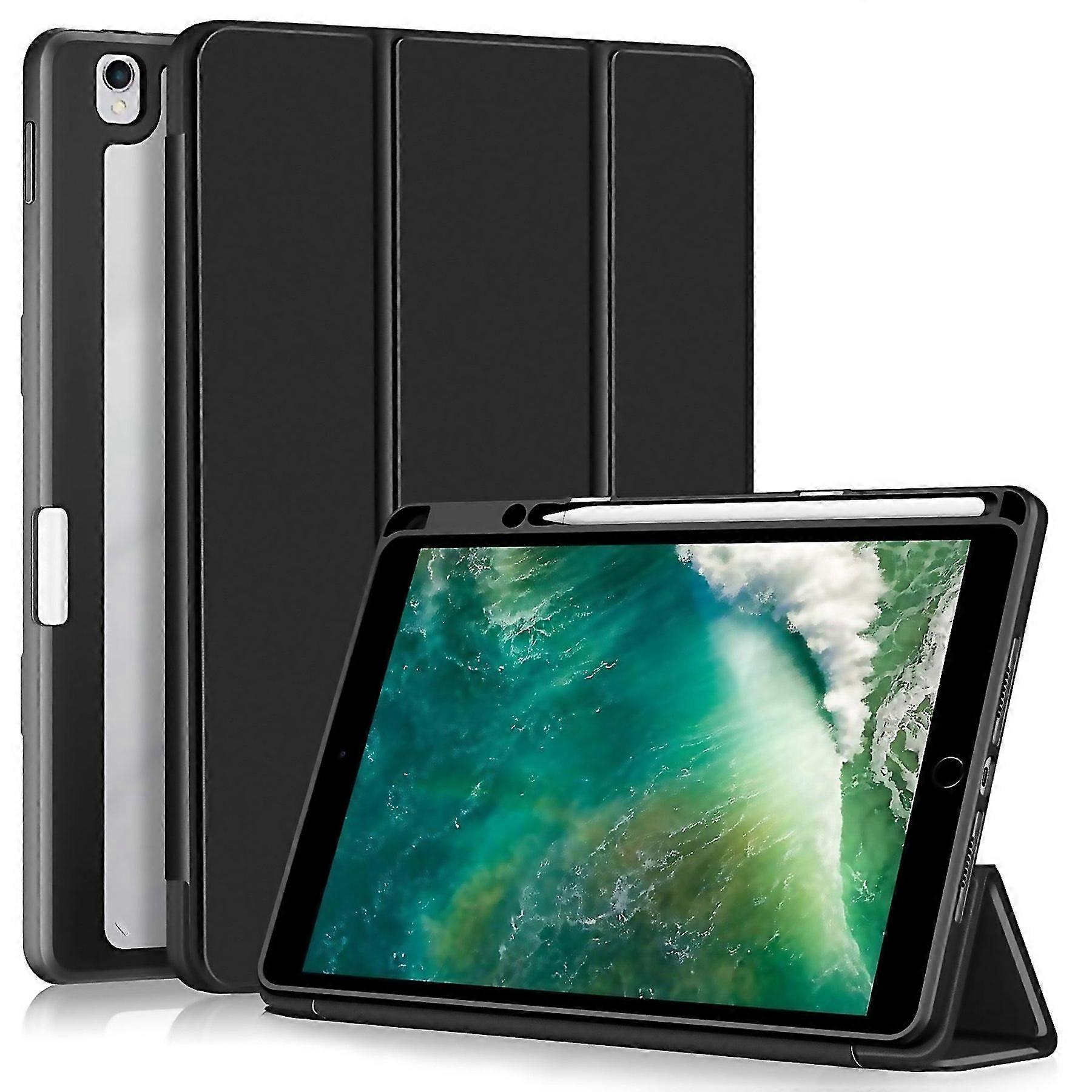 For Acrylic 3fold Solid Color Smart Leather Tablet Case For Ipad 102 2021 2020