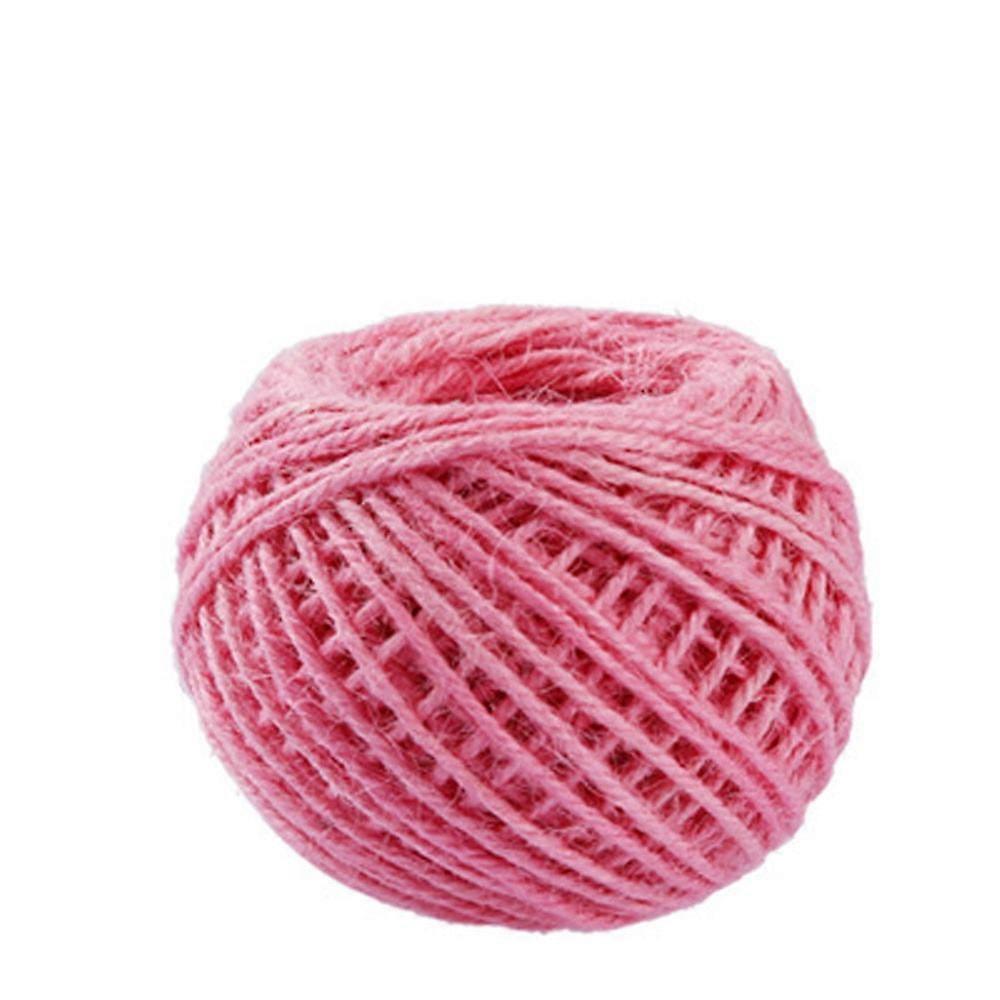 Clearance DGLQMYX KINGLAKE Natural Jute Twine String 131 Feet Best Arts Crafts Gift Wrapping Twine Christmas Twine Durable Packing String