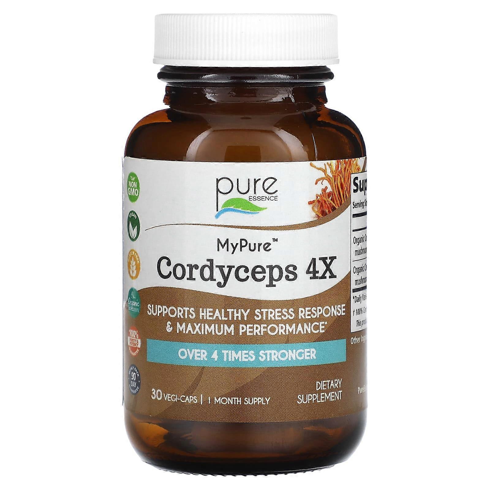 MyPure, Cordyceps 4X, 30 Vegi-Caps