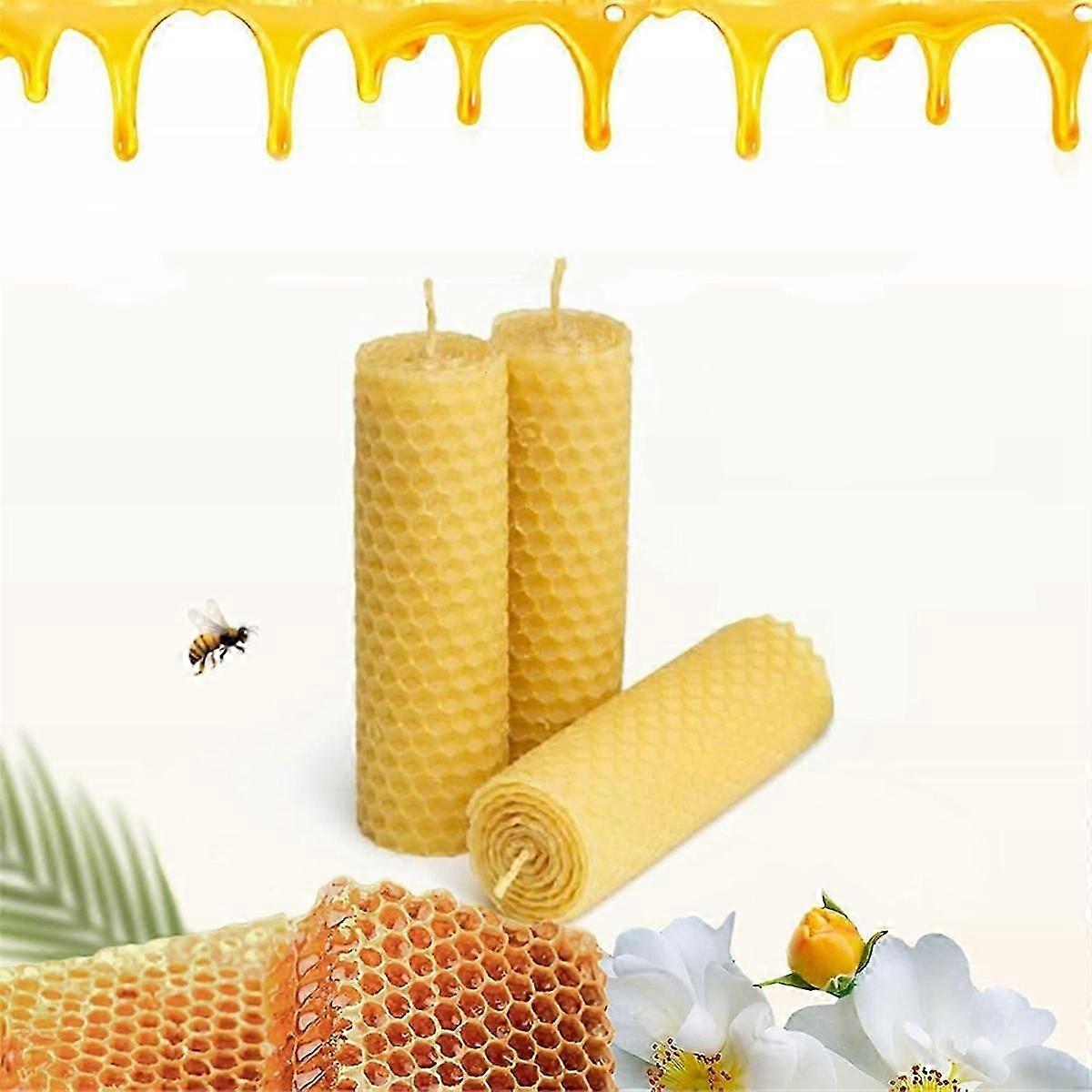 10 Pieces 100% Natural Beeswax Candle Making Kit