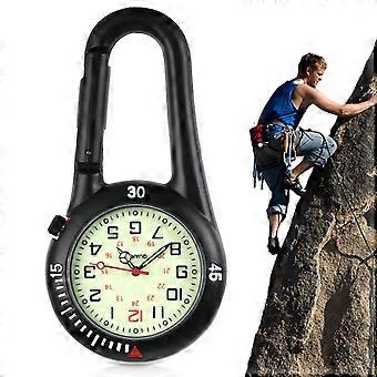 Leichte und tragbare Karabineruhr aus einer Legierung mit Clip-Karabiner.