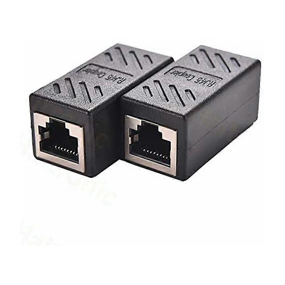 2 Pack Rj45 Coupler Ethernet Cable Coupler Lan Connector Inline Cat7/cat6/cat5e Ethernet Cable Exte