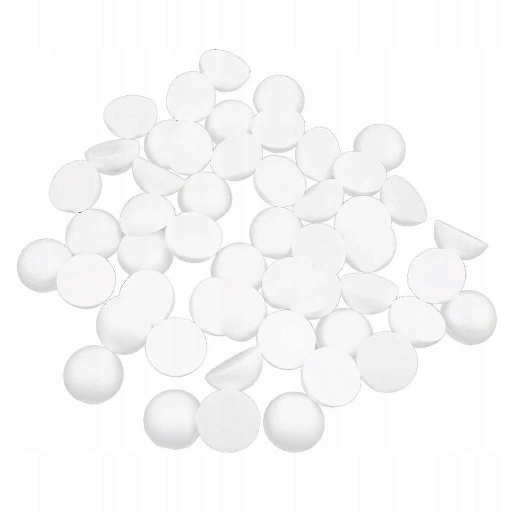 50pcs Half Round Modeling Foam Ball For