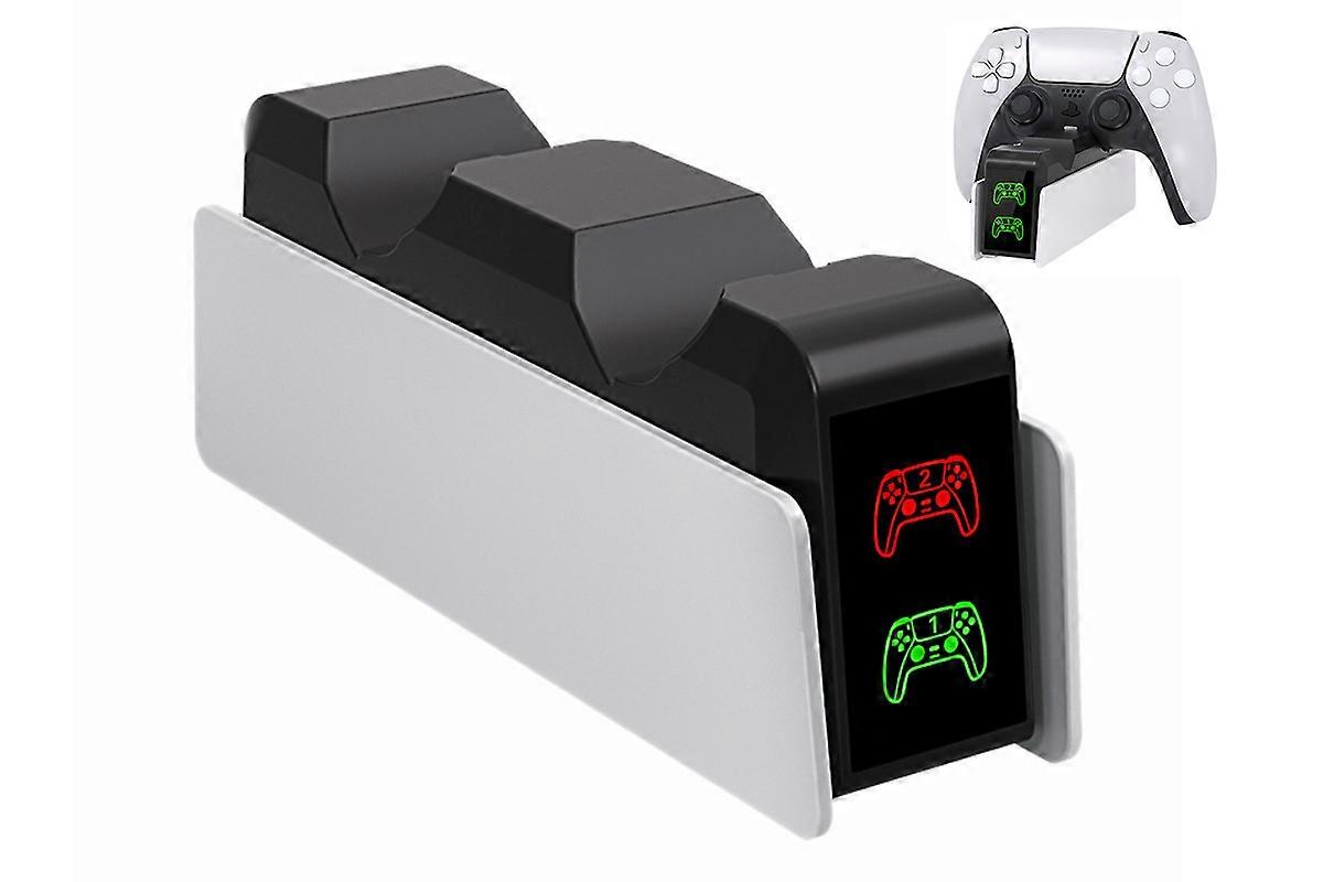 PS5 Controller Charging Station Dual Fast Charge Dock with LED Indicator