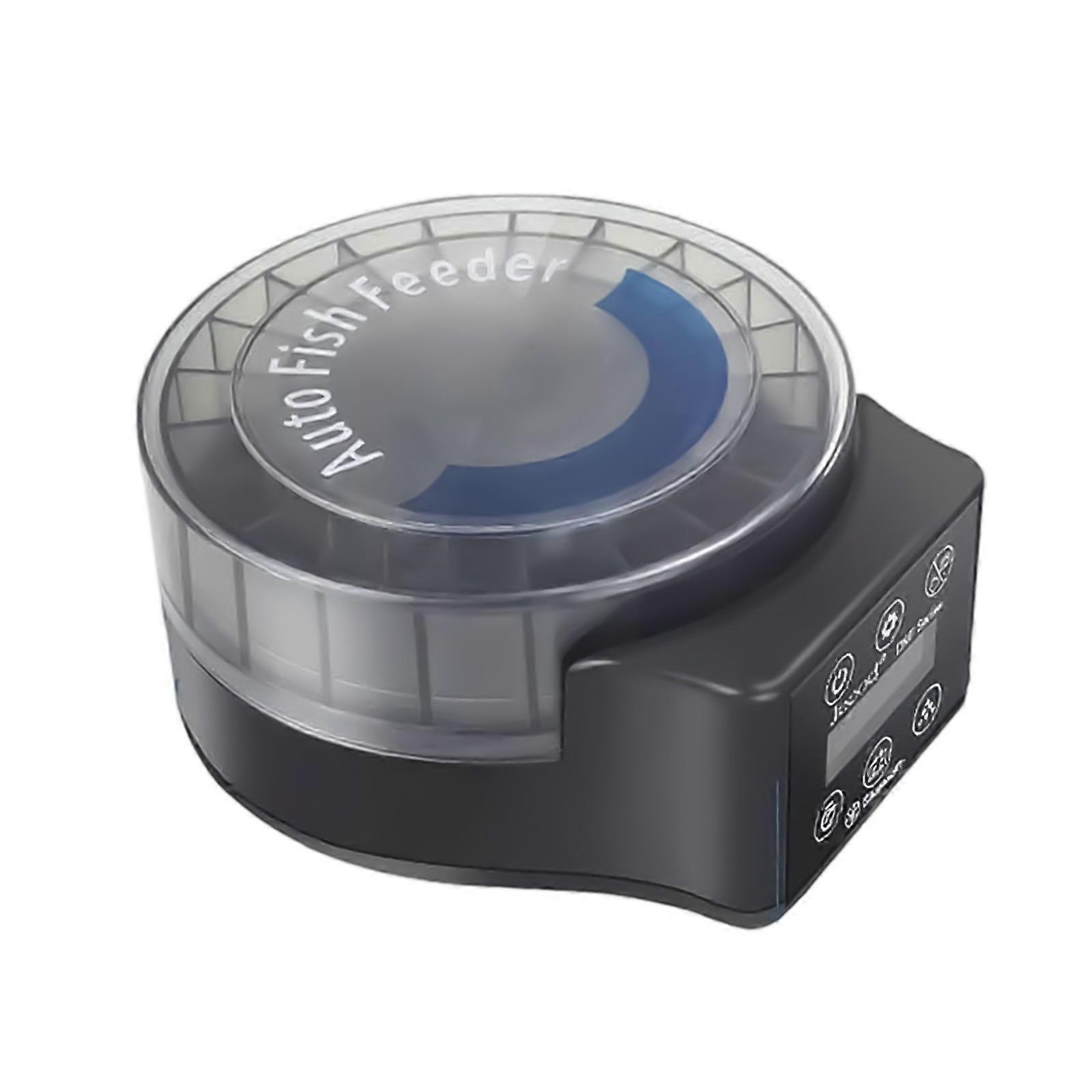 Small Round Water Pet Food Distributor Clock Controlled Portion Management Multicolor