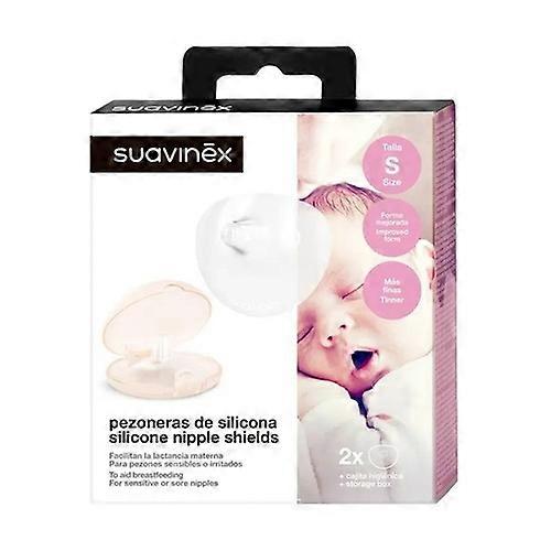 Silicone nipple shields size s 2 units
