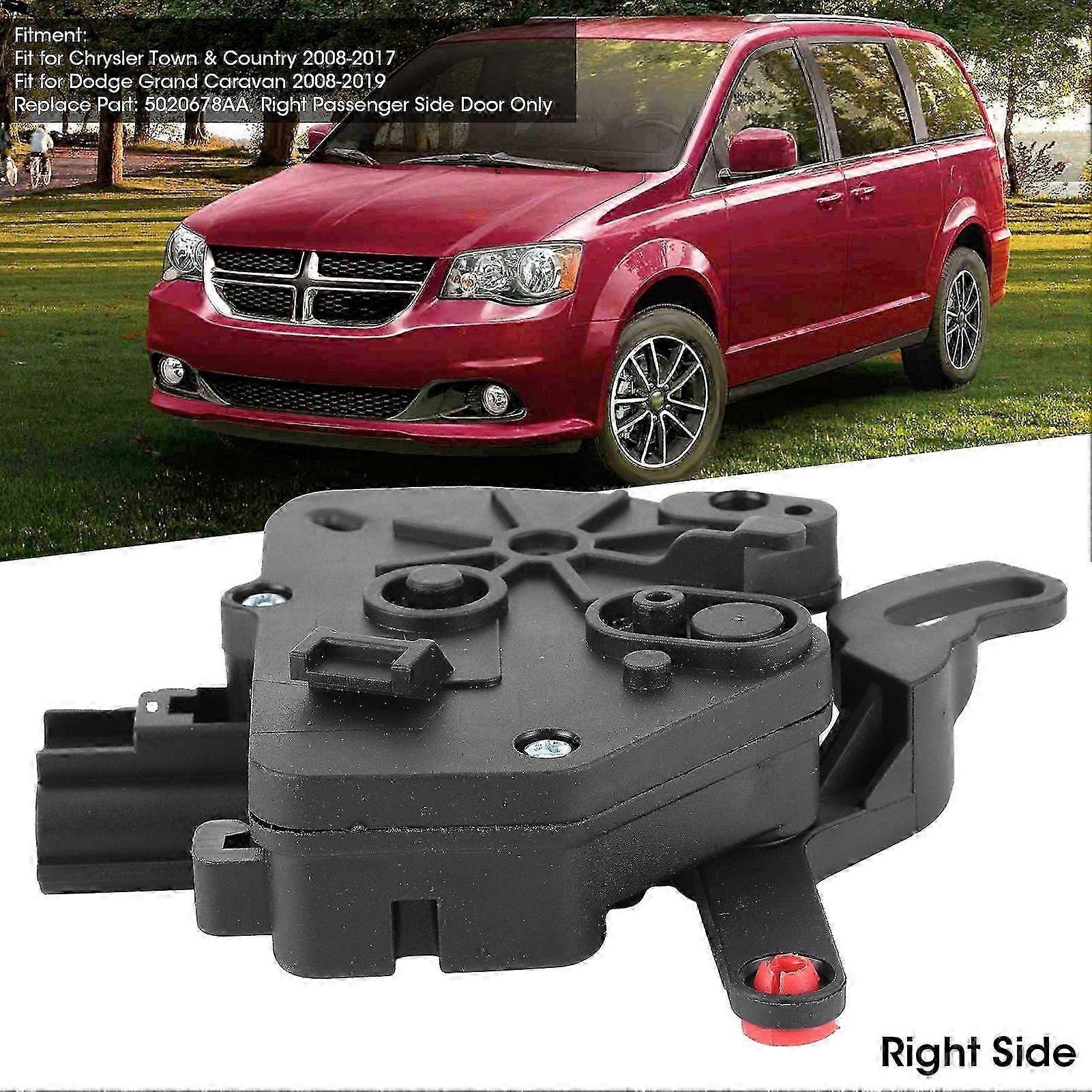 Sliding Door Lock Actuator 5020678AA Compatible with Dodge Grand Caravan 2008-2019 Right Side