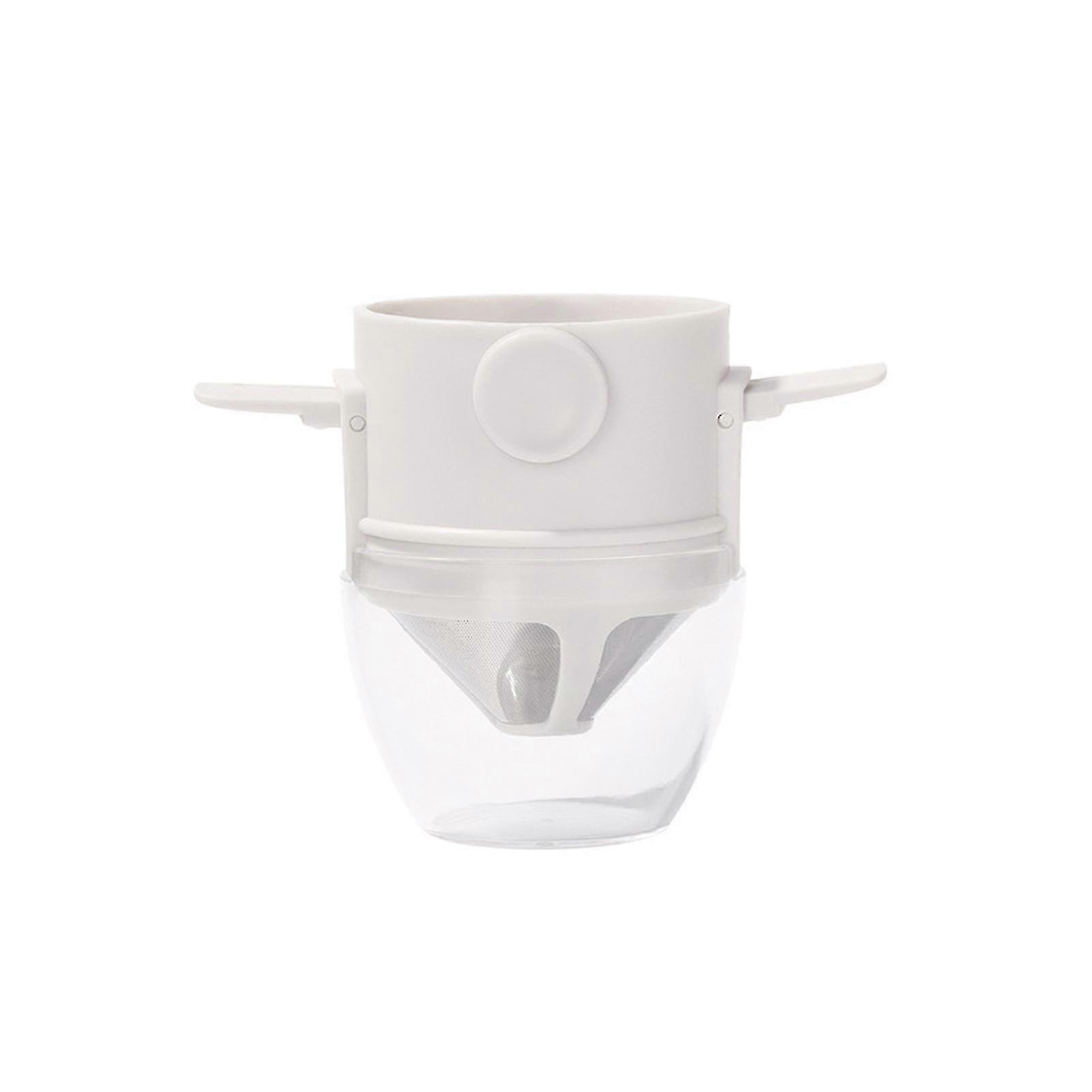 Sammenleggbart Papirløst Kaffefilter med Stativ - Rustfritt Stål Håndhell Drypper