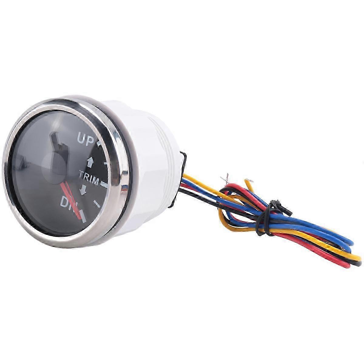 Digital marine trim gauge 52mm universal balance signal indicator
