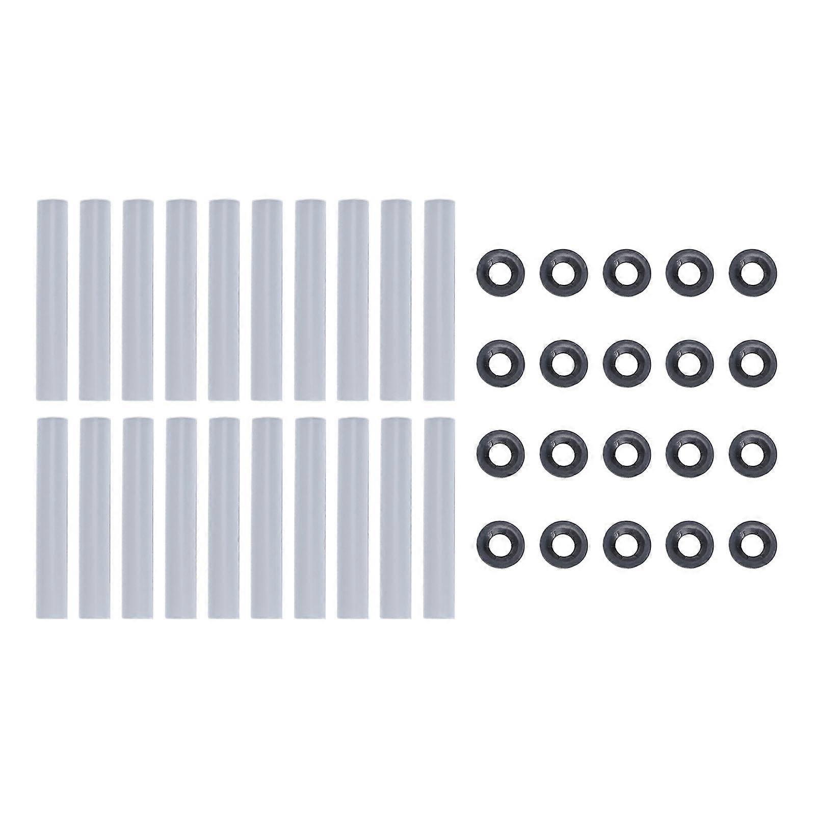 Garage door hinge sleeves with gaskets 20 sets quiet rollers