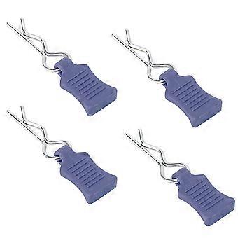 Body Shell Clip Pin Fixing Bracket Set Accessory Part for 1/8 1/10 1/12 RC Car(Dark Blue )