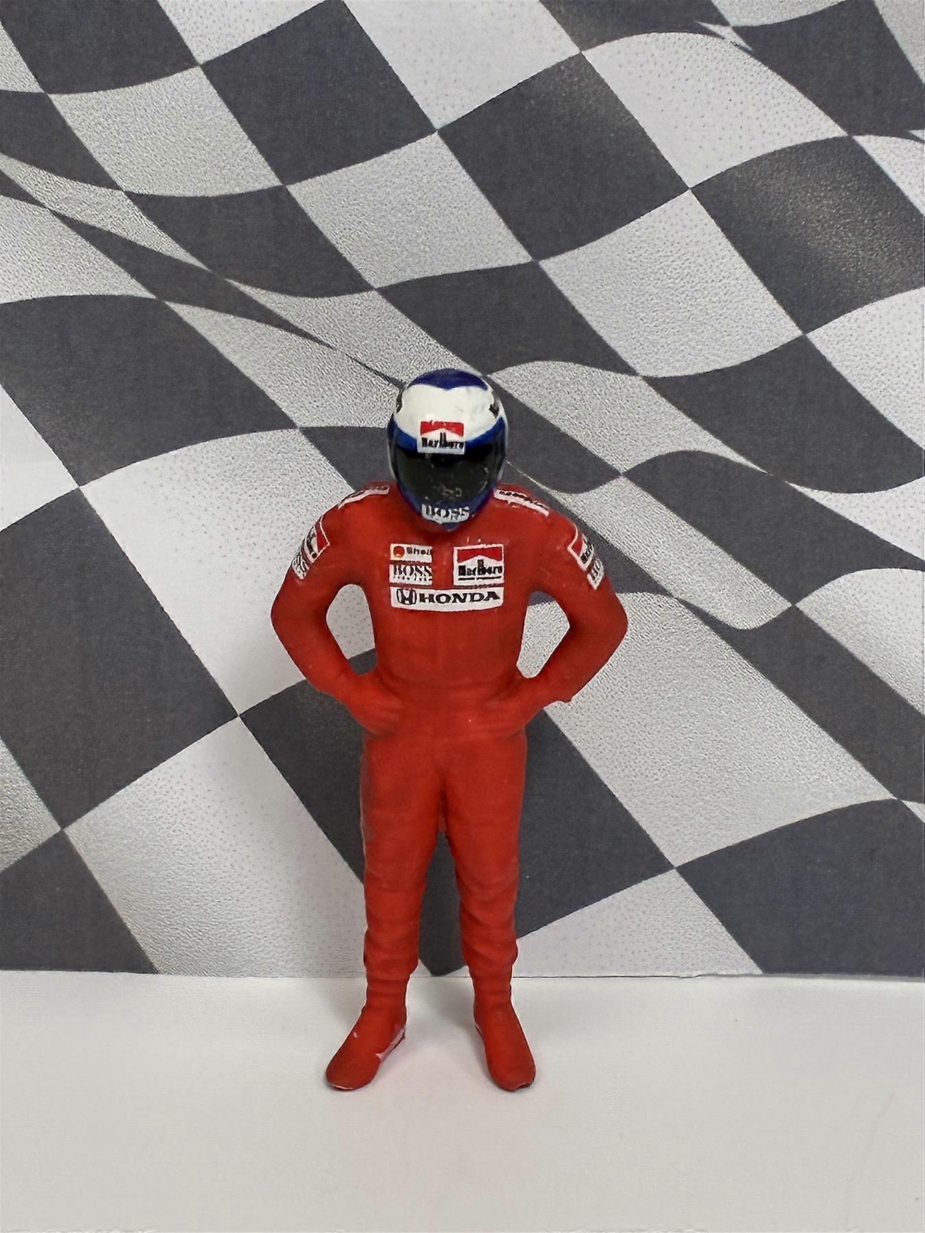 Figurine de course Alain Prost McLaren à l'échelle 1:43 Cartrix CT006