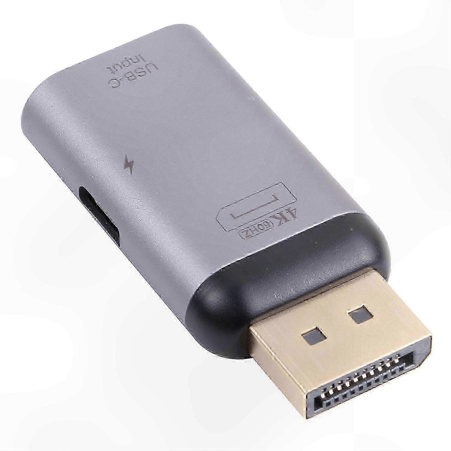 USB-C to DisplayPort Adapter, 4K@60Hz, USB-C Female Port with Power Delivery Support