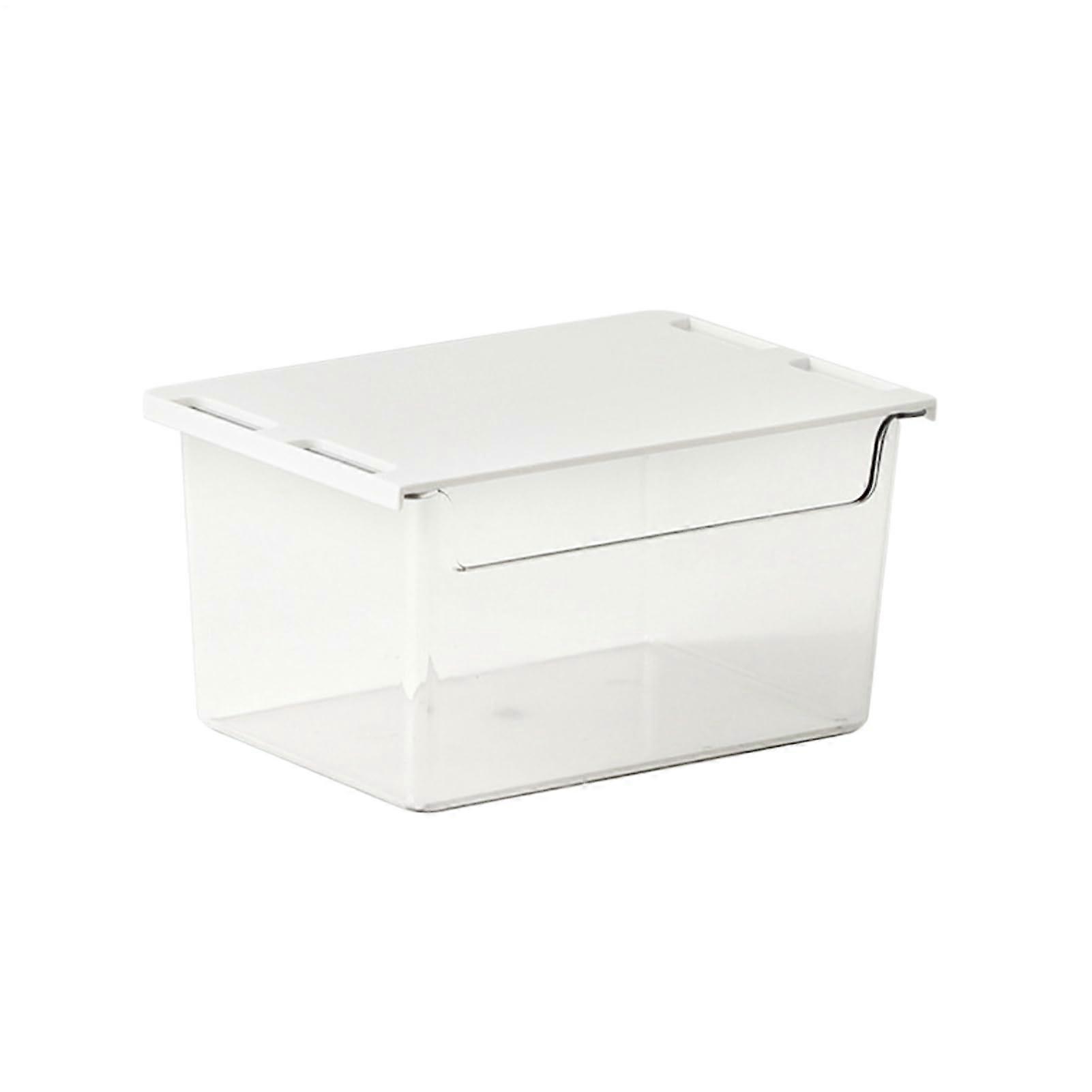 Small Drawer Under Desk SelfAdhesive PullOut Storage Box, Under Desk Drawer Organizer, Compact UnderTable Organizer, Short Style