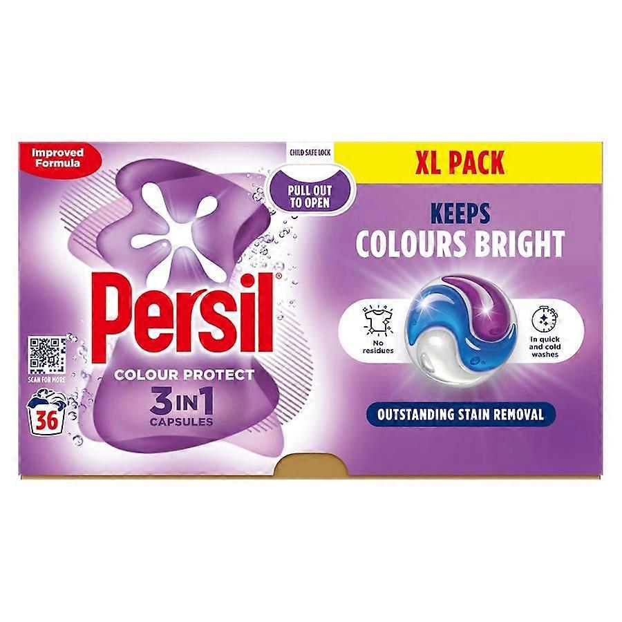 Persil Colour Protect 3-i-1 vaskekapsler 36 vask