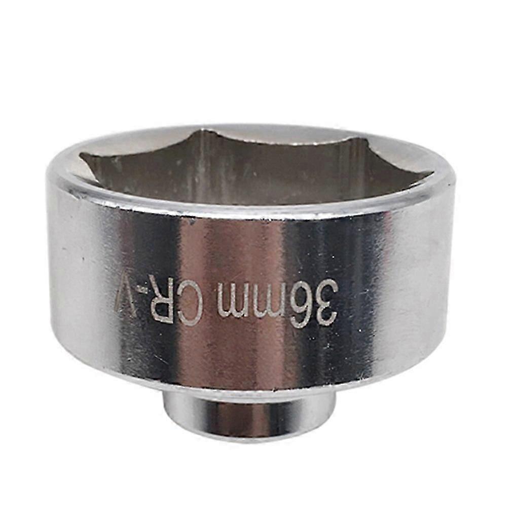 36Mm Engine Oil Wrench Metric Low Profile Oil Filter Socket Wrench Remove Canister Housing For Hand Tools