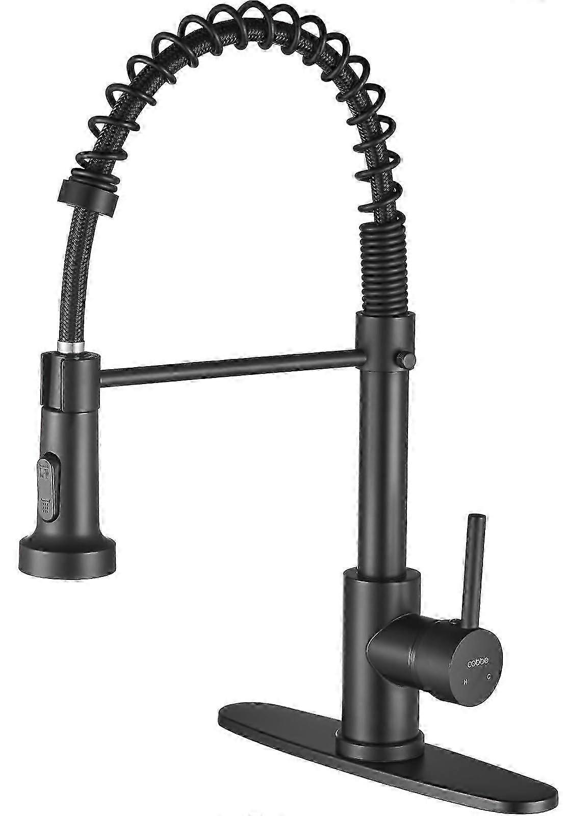 Black kitchen faucet for modern kitchen design