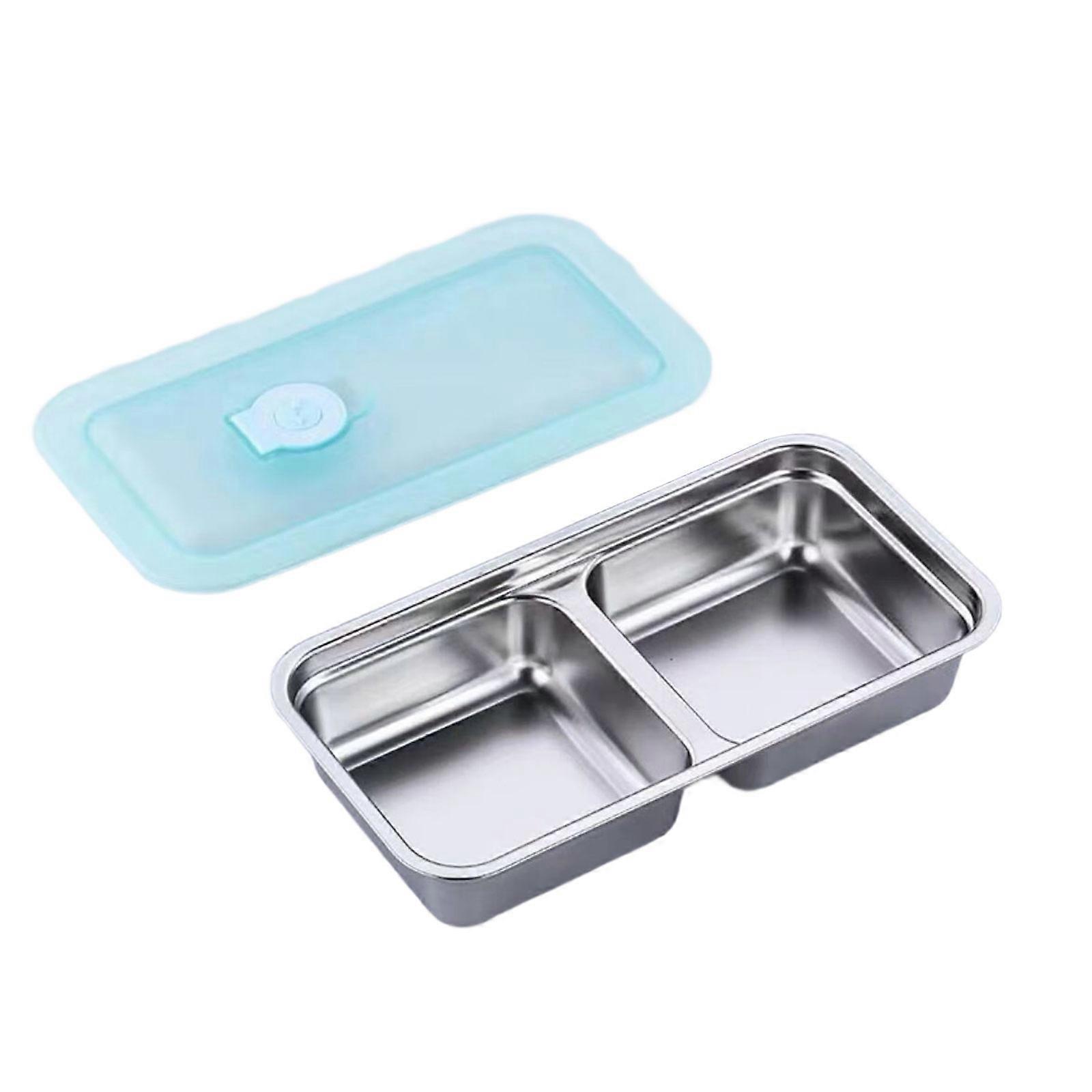 Multipurpose Nonrust Steel Food Holders Visible Locking Lid Ergonomic Designs Suitable for Office Event Road Journey Multicolor