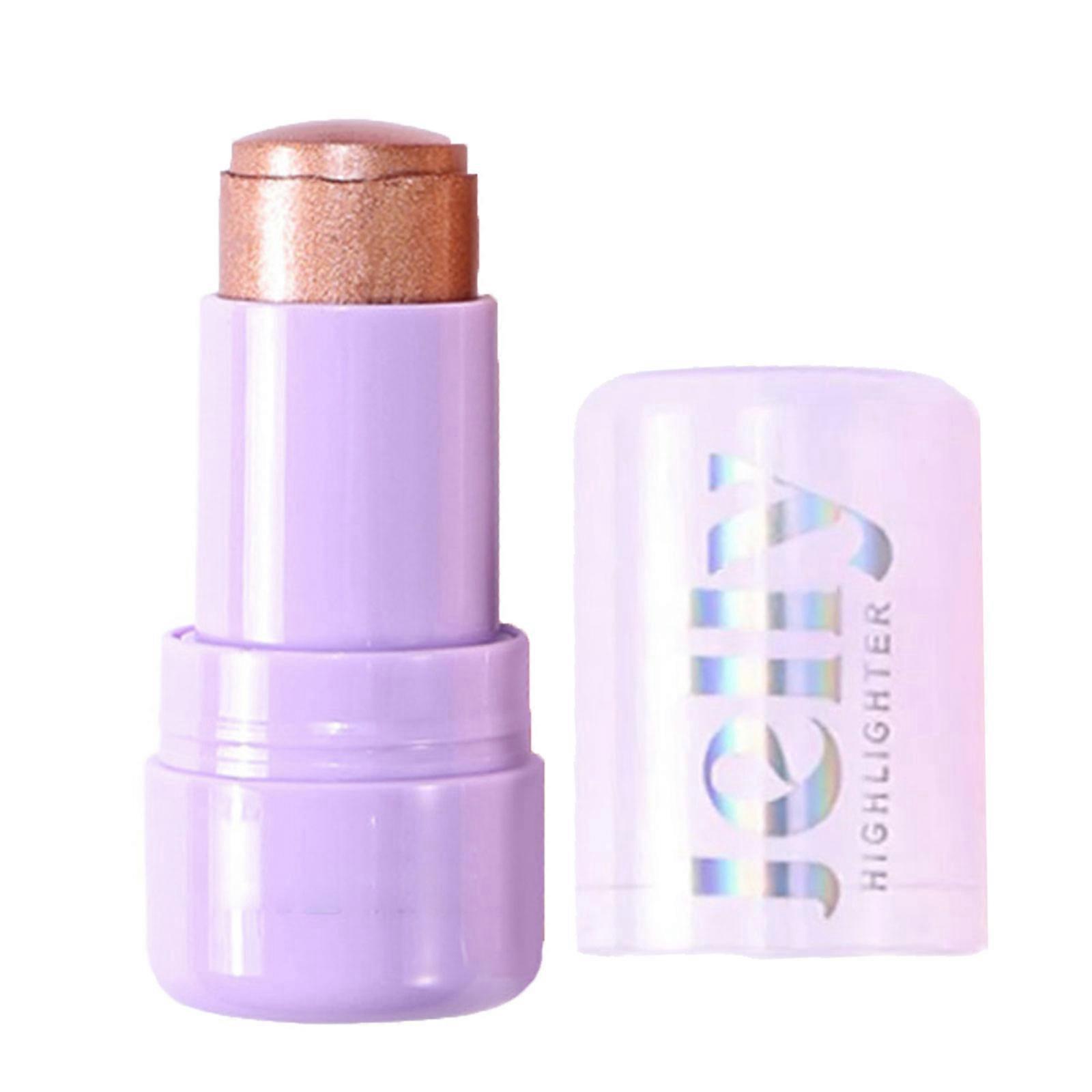 Long Lasting Jelly Highlighter Blush Stick For Eye Cheeks Hydrating Formula Twist Design NoFallout Easy To Blend Multicolor