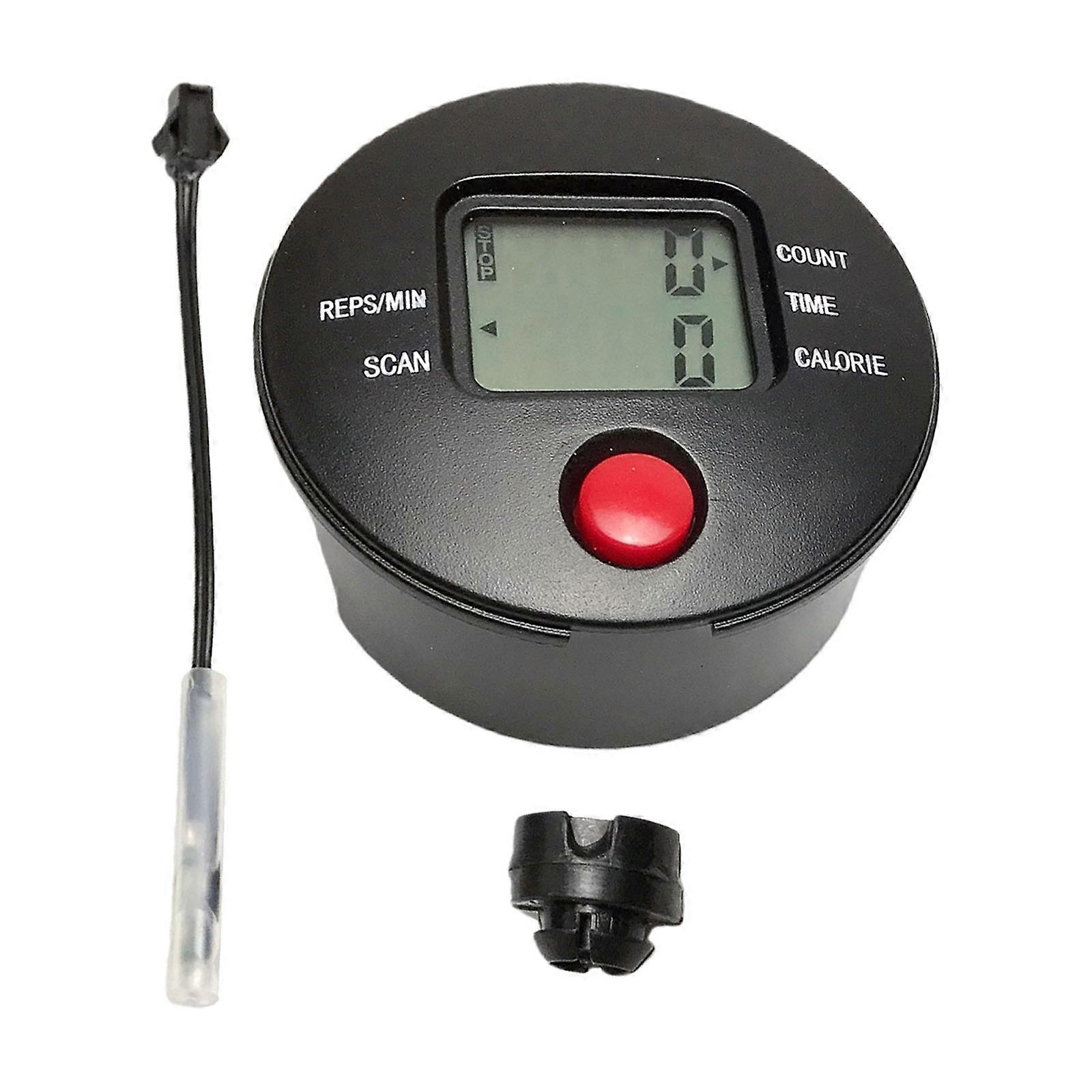Exercise Bike Display Exercise Counter Speedometer with Easy Operations Low Power Consumption Design For Gym And Home Multicolor