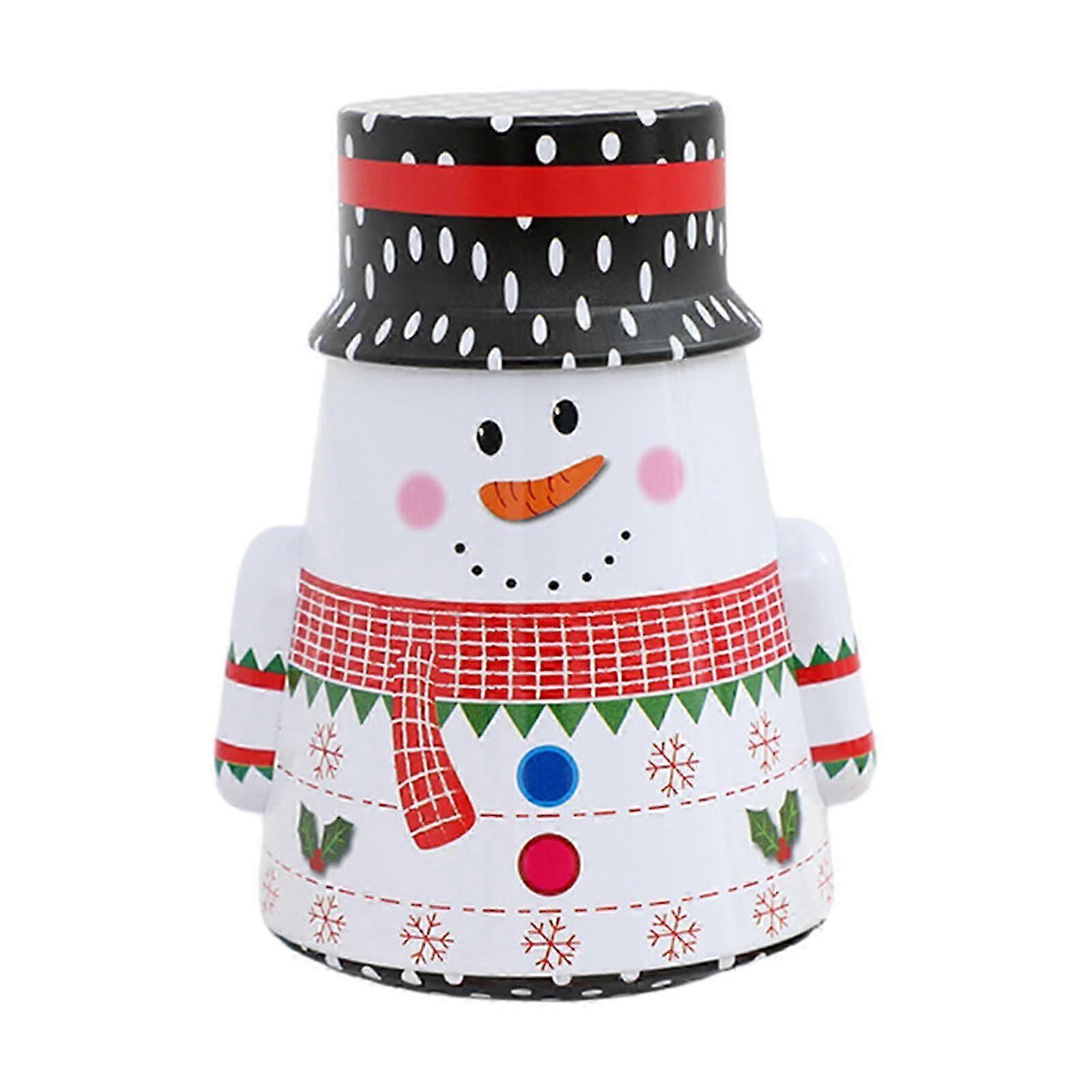 Christmas Cookie Tin for Holiday Storage and Gifting with Lid