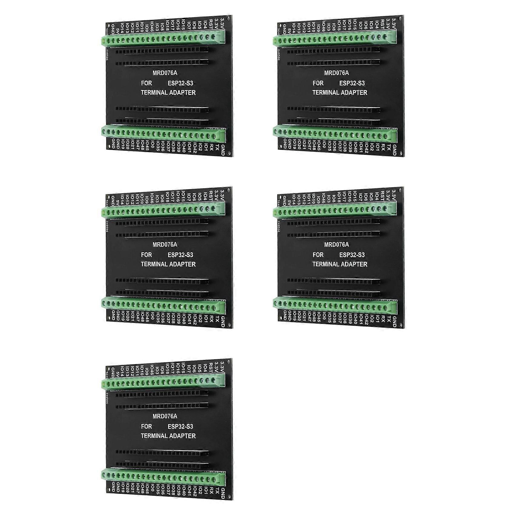 5X ESP32-S3 Expansion Board GPIO 1 Into 2 Breakout Board Double-Layers Expansion Board with N8R2/N16R8 B