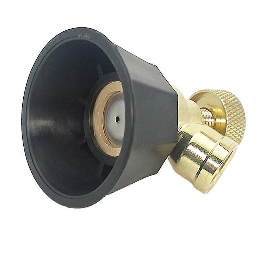 Black Atomizing Nozzle Equipment 5.1x4.6cm Adjustable
