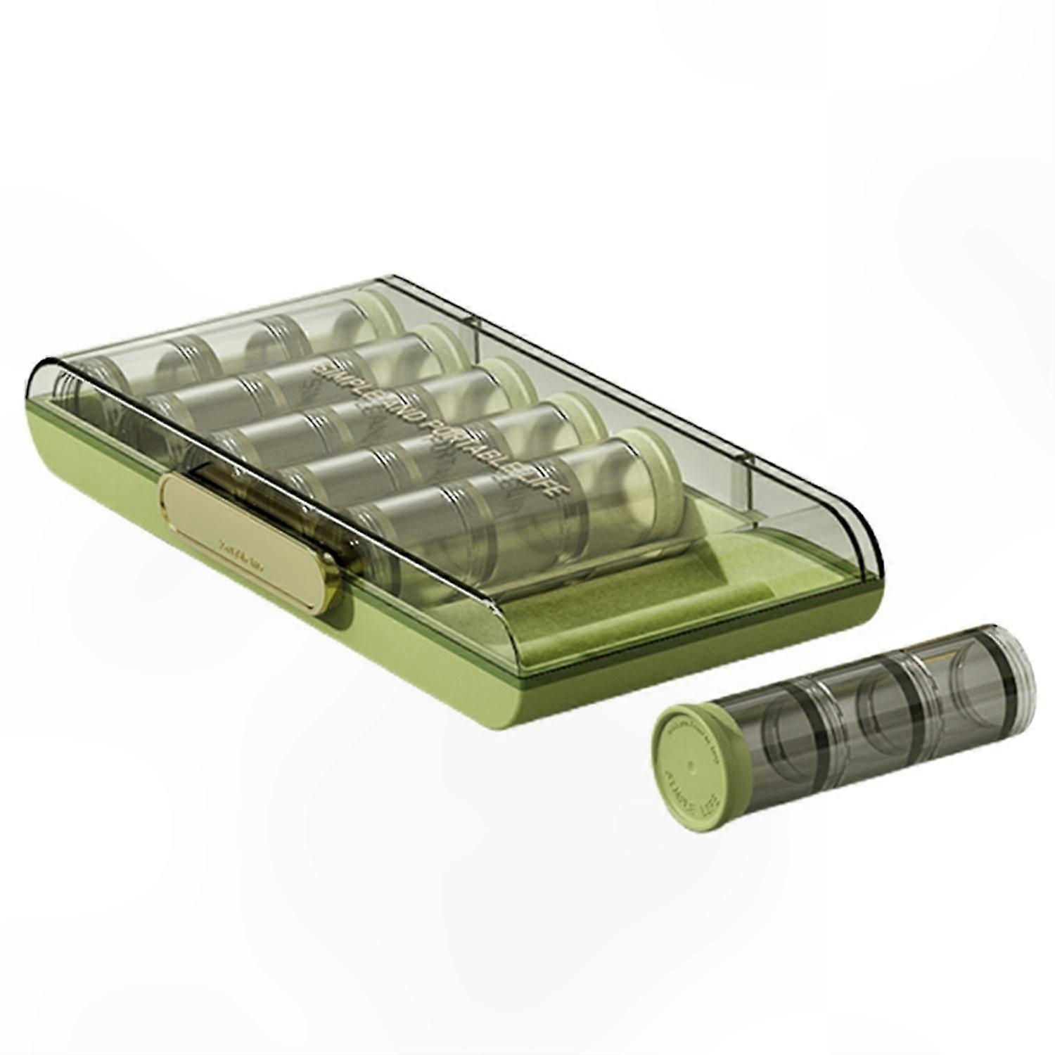 7 Day Pill Organizer with 21 Compartments