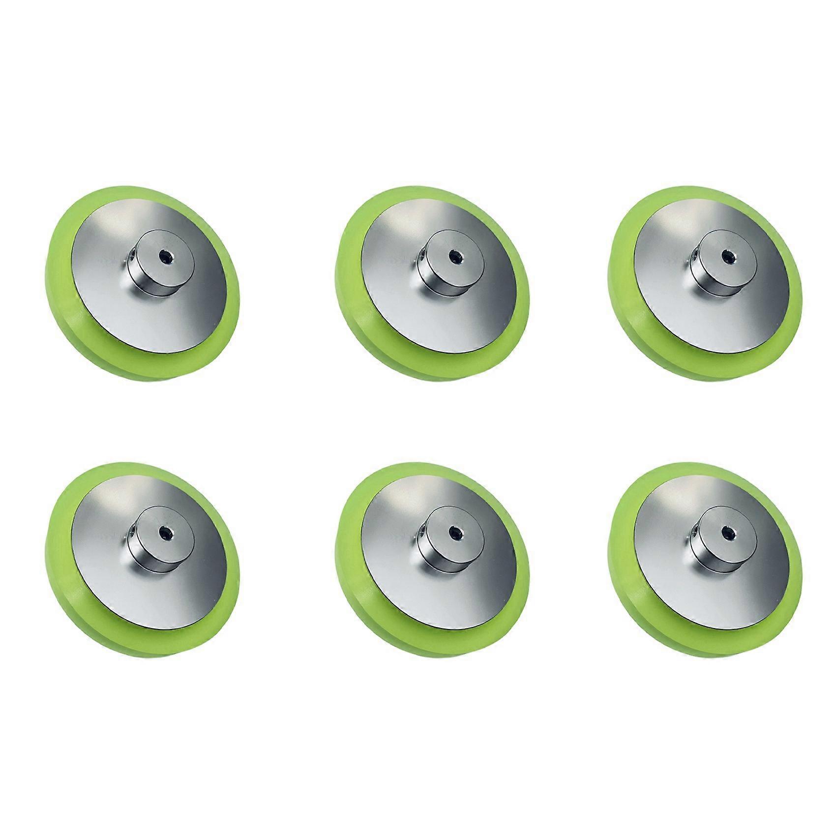 6pcs 300Mm Aluminum Polyurethane Industrial Encoder Wheel Measuring Wheel for Measuring Rotary Encoder