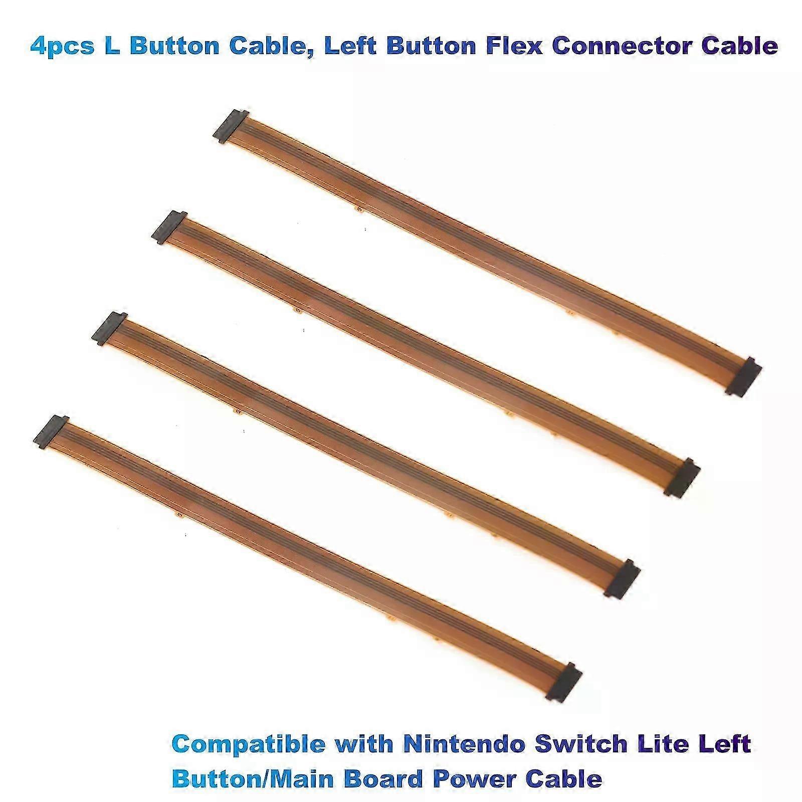 4pcs L Button Cable Left Button Flex Connector Cable Compatible With Nintendo Switch Lite Left Button/main Board Power Cable