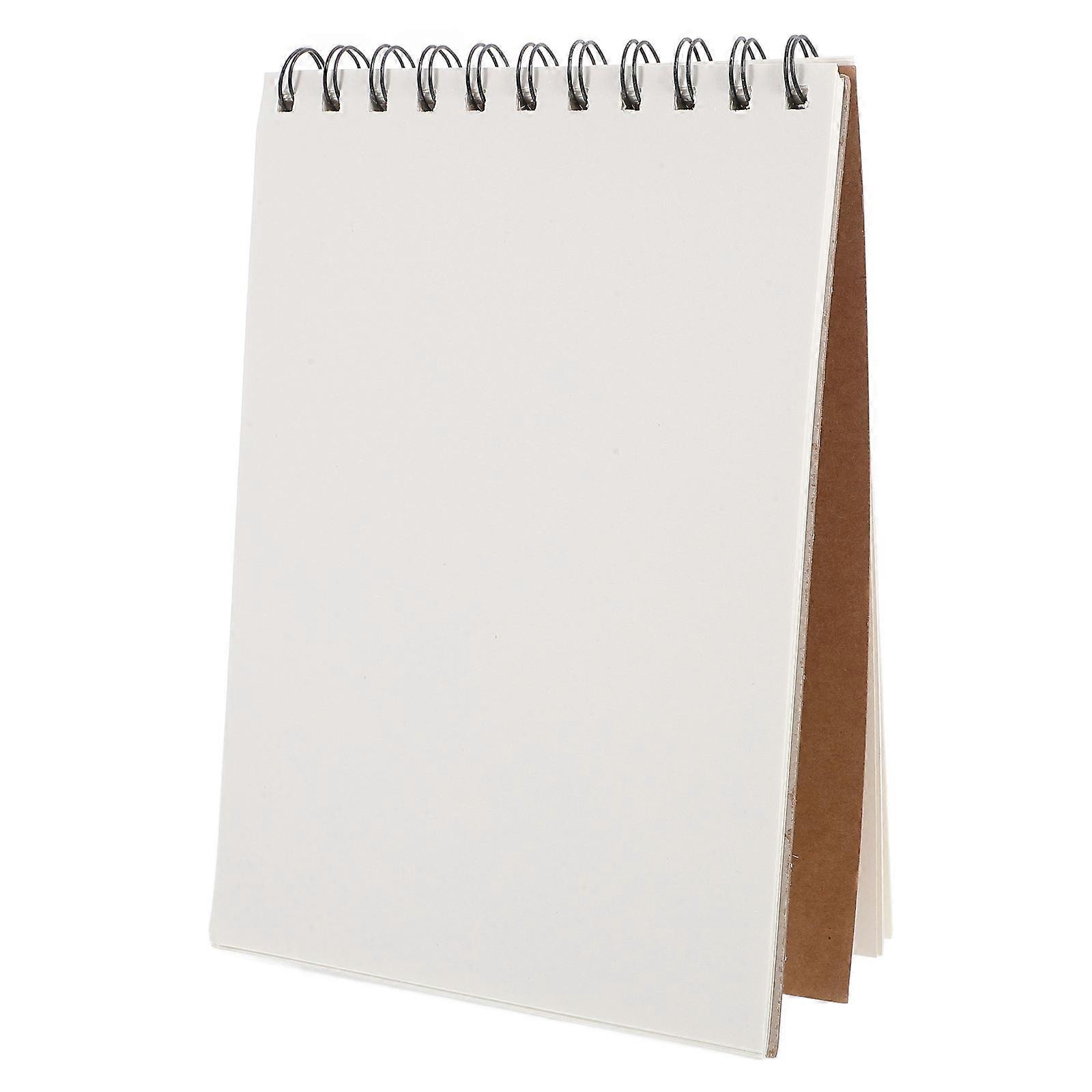 Brown Student Sketchbook Kraft Paper Notebook Portable 8K for Drawing