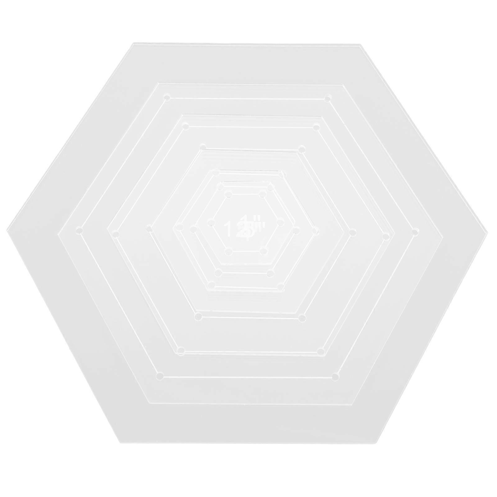 Patchwork Quilting Template for Sewing Embroidery 6Pcs Craft Set