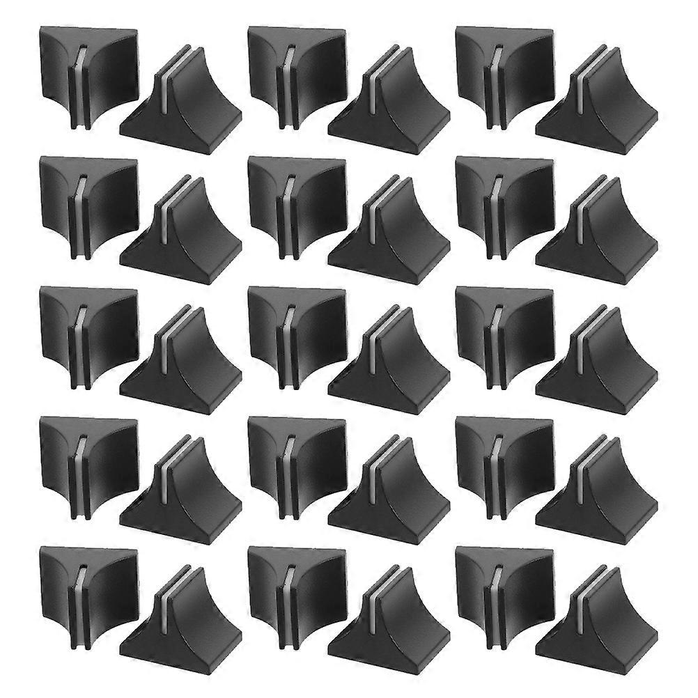 Plastic Potentiometer Mixer Fader Caps for Easy Operation Black 30pcs