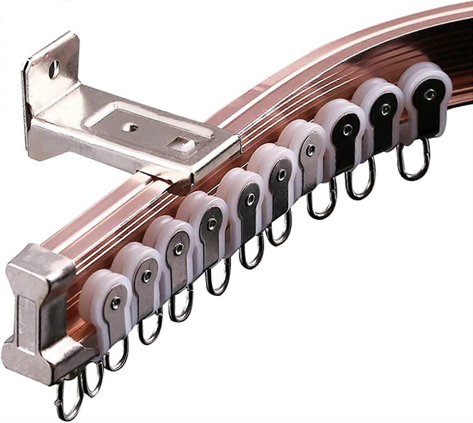 Ceiling Curtain Track Bendable Flexible Design for Bay Windows and Room Divider 19.7ft Wall Mount