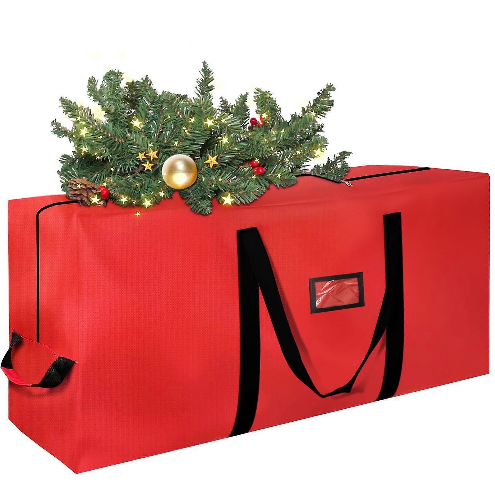 Christmas Tree Storage Bag 9 Ft Waterproof, Extra Large with Reinforced Handles and Dual Zippers