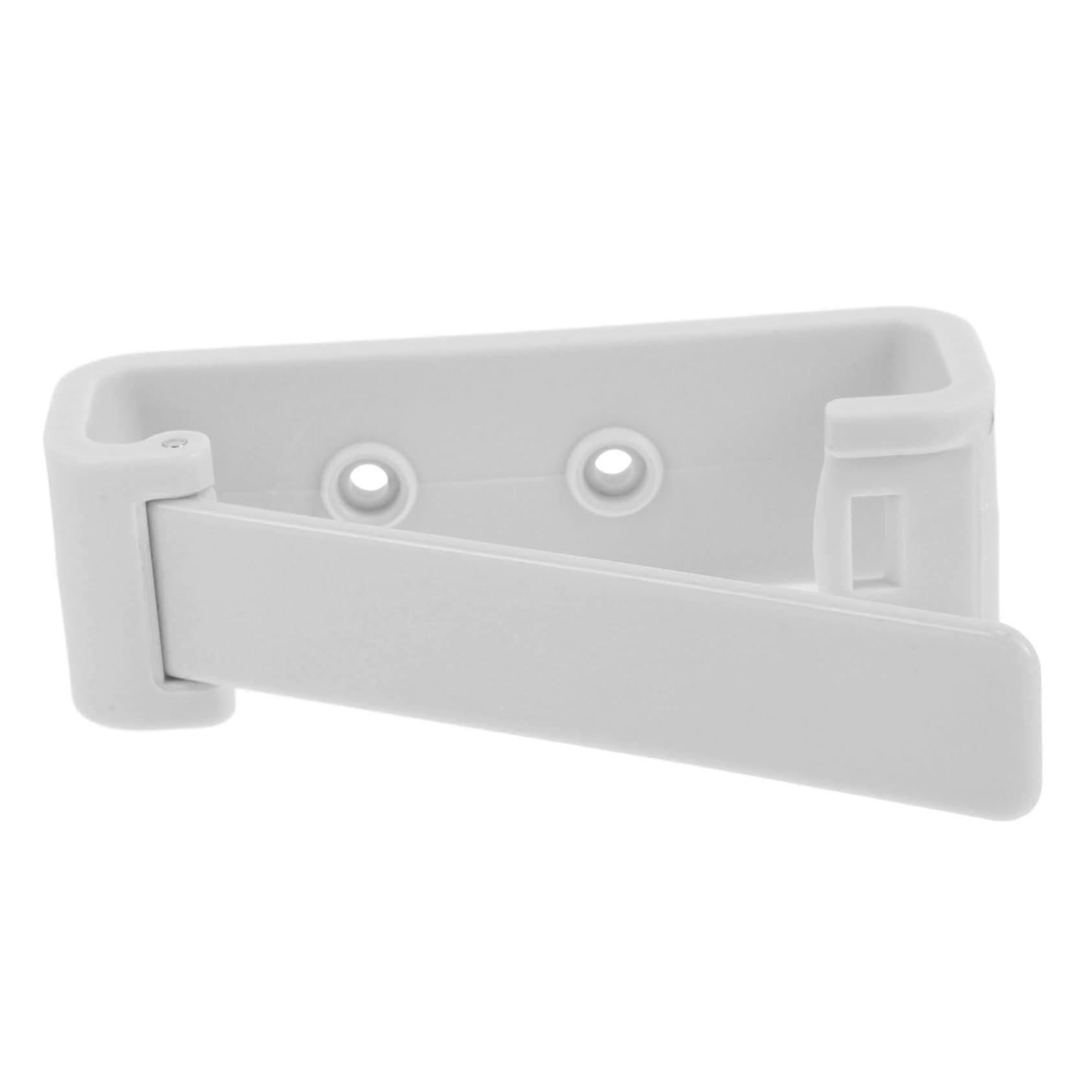 RV Curtain Hold Down Clips and White Tiebacks for Secure Camper Drapes, Tool Installation