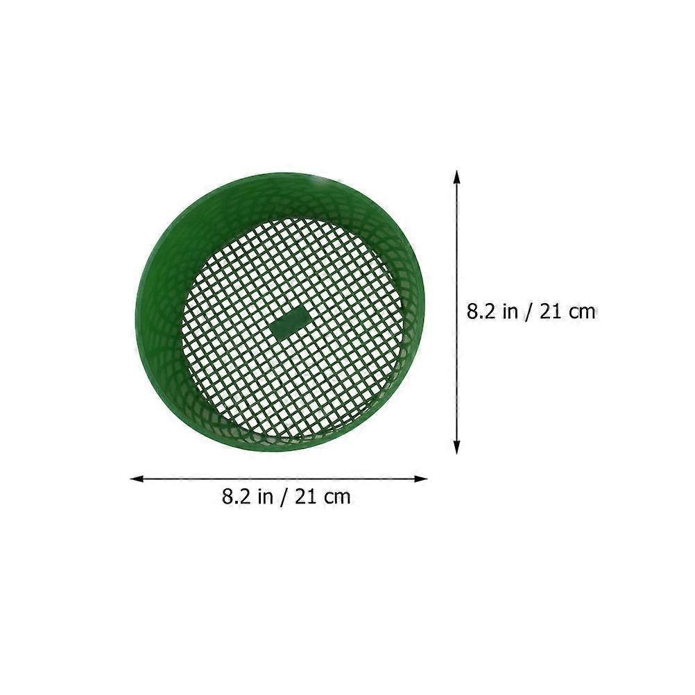 Garden Tool Soil Dibber for Planting 5Pcs Multi-Function Seeder Set Green