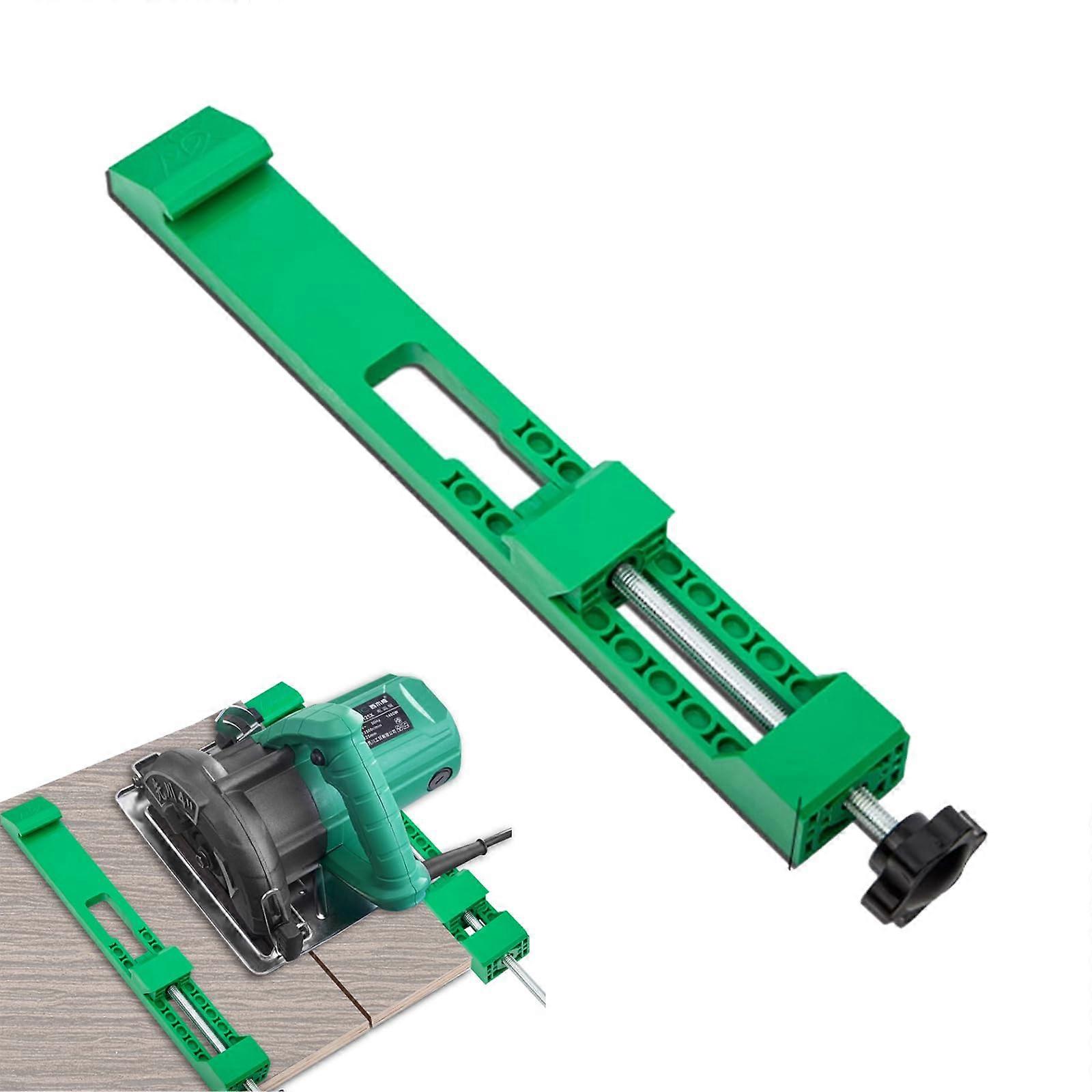 Adjustable Circular Saw Cutting Guide with Clamp for 49 Inch Blades, Precision Woodworking Tool