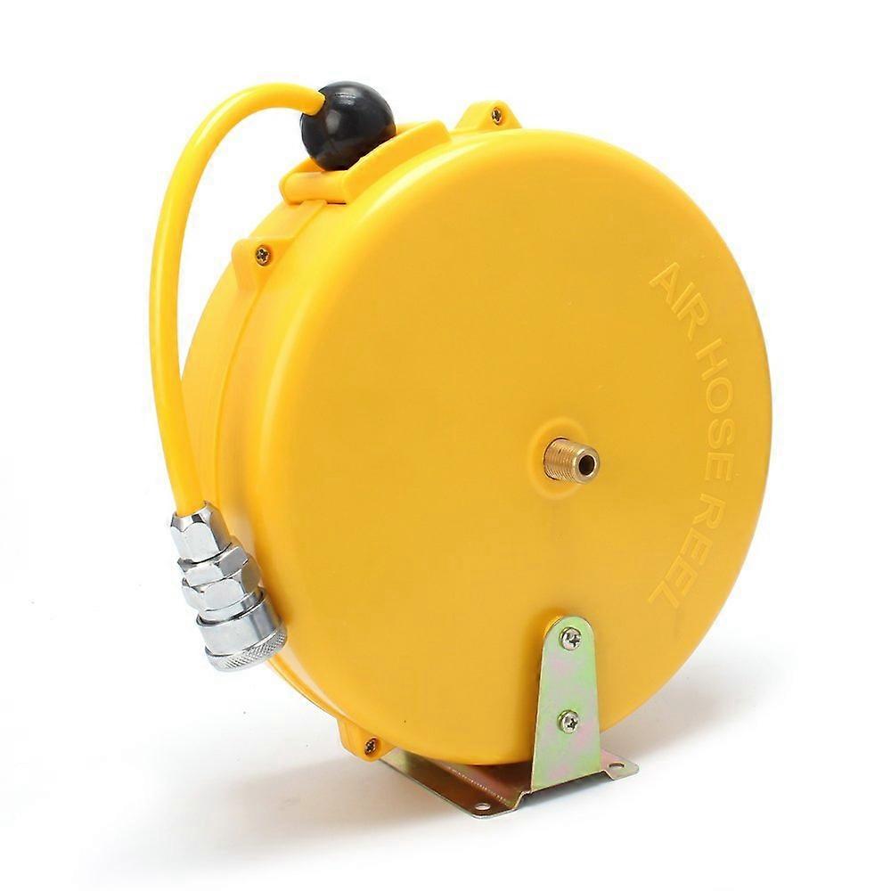 Retractable Air Hose Reel 1/4'x26ft with Automatic Rewind for Garage and Workshop