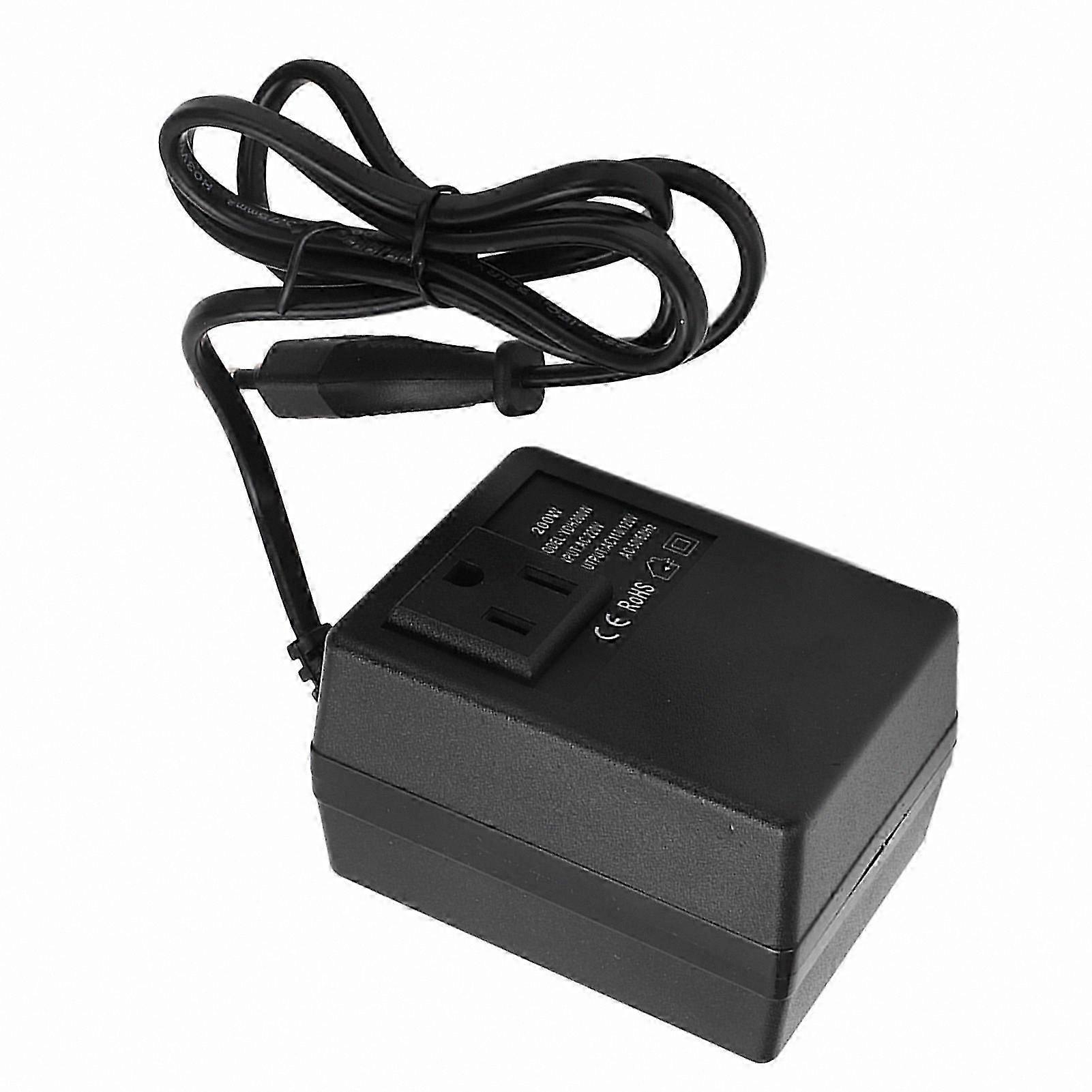 Universal Travel Adapter with Voltage Converter 200W Max Power-Compatible Plug for Global Use