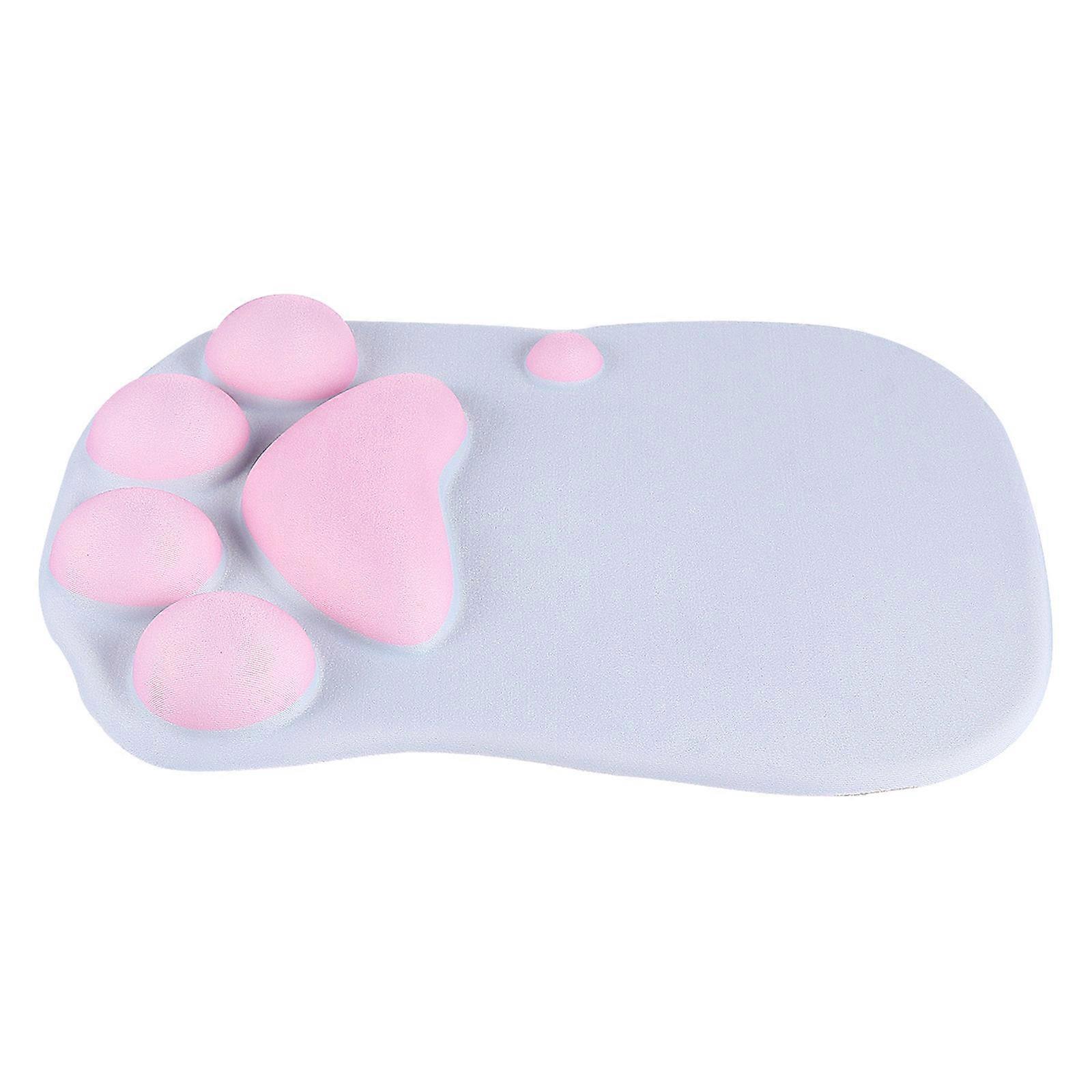 Non Slip Mouse Pad Wrist Rest for Computer Use with Cat Paw Design