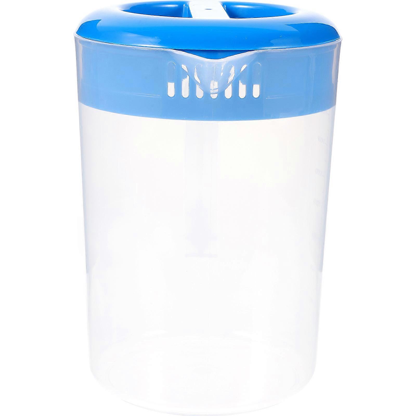 Cold Water Pitcher Plastic Beverage Jug for Storage Large Capacity