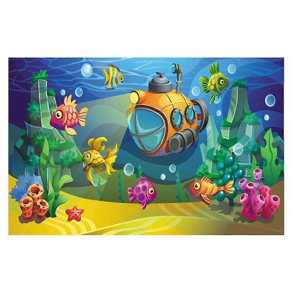 Photographic Background Cloth 3D Backdrop for Decoration 2Pcs Underwater World