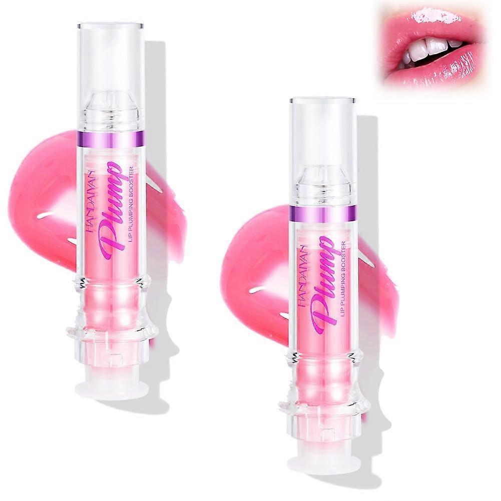 Lip Plumper Gloss Bright Pink 5ml with Instant Plumping Effect and Deep Lip Hydration